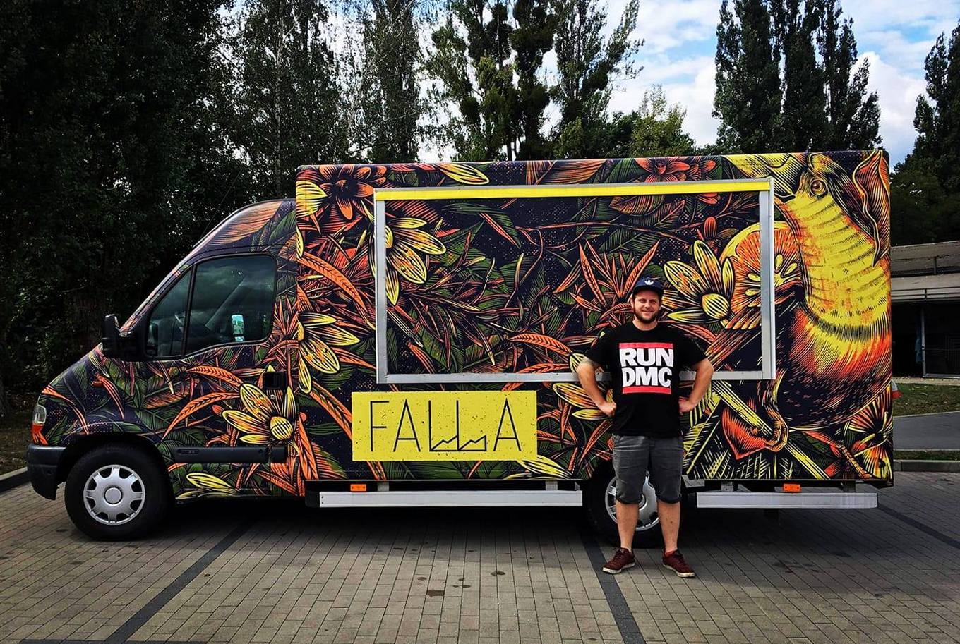 Food Truck restauracji Falla, który w sobotę będzie na miejscu, fot. facebook.com/FallaFoodTruck