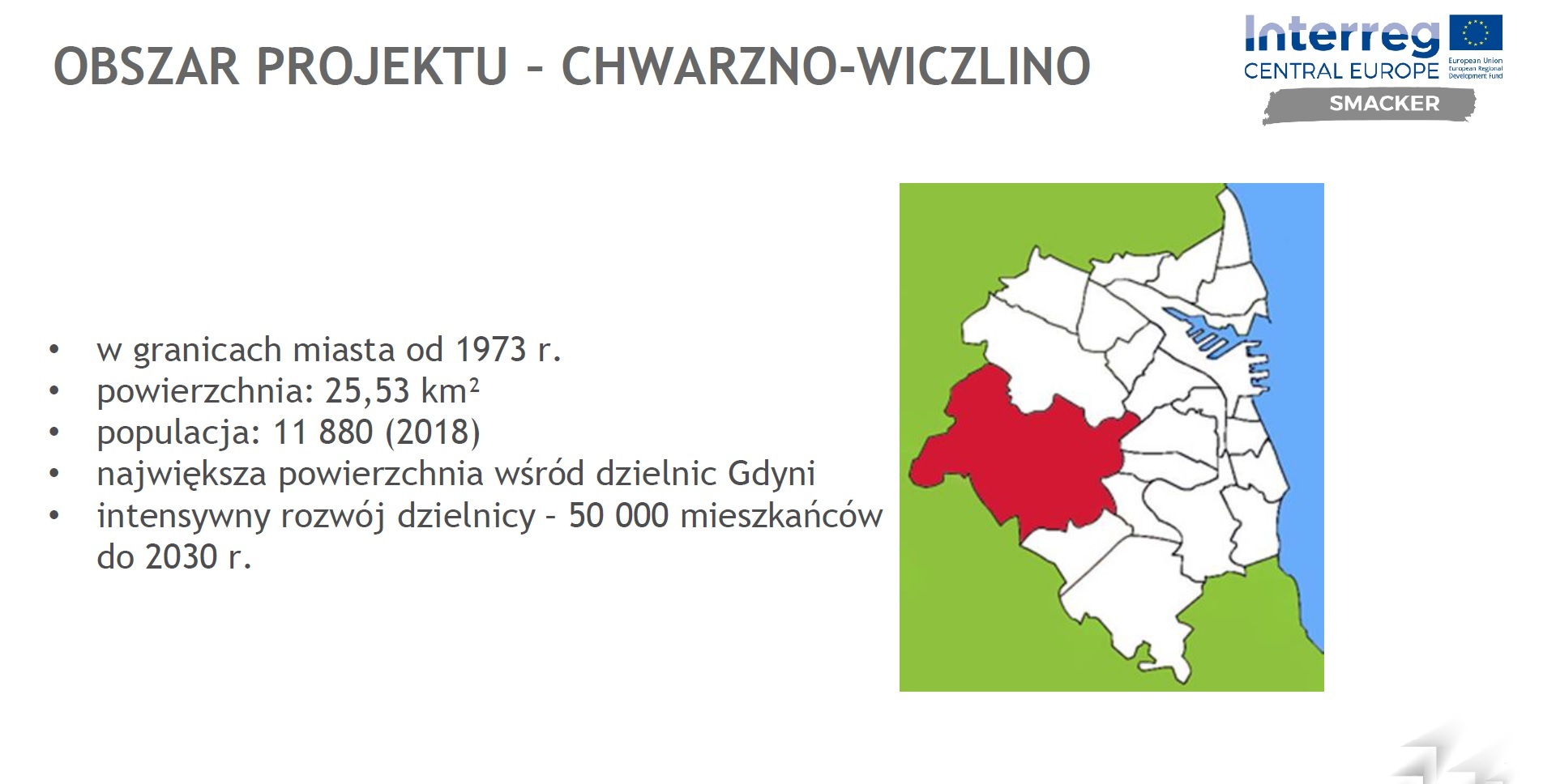 Obszarem pilotażowym projektu jest dzielnica Chwarzno-Wiczlino // fot. materiały Projektu SMACKER