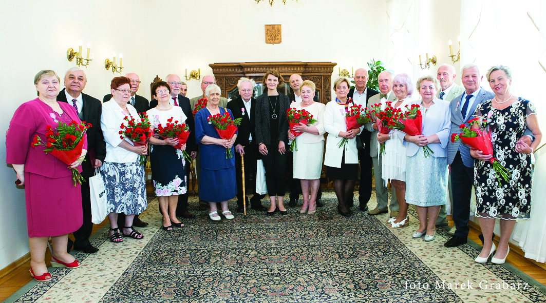 Nagrodzeni medalami za długoletniepożycie małżeńskie - ceremonia o godz. 13.00 // fot. Marek Grabarz