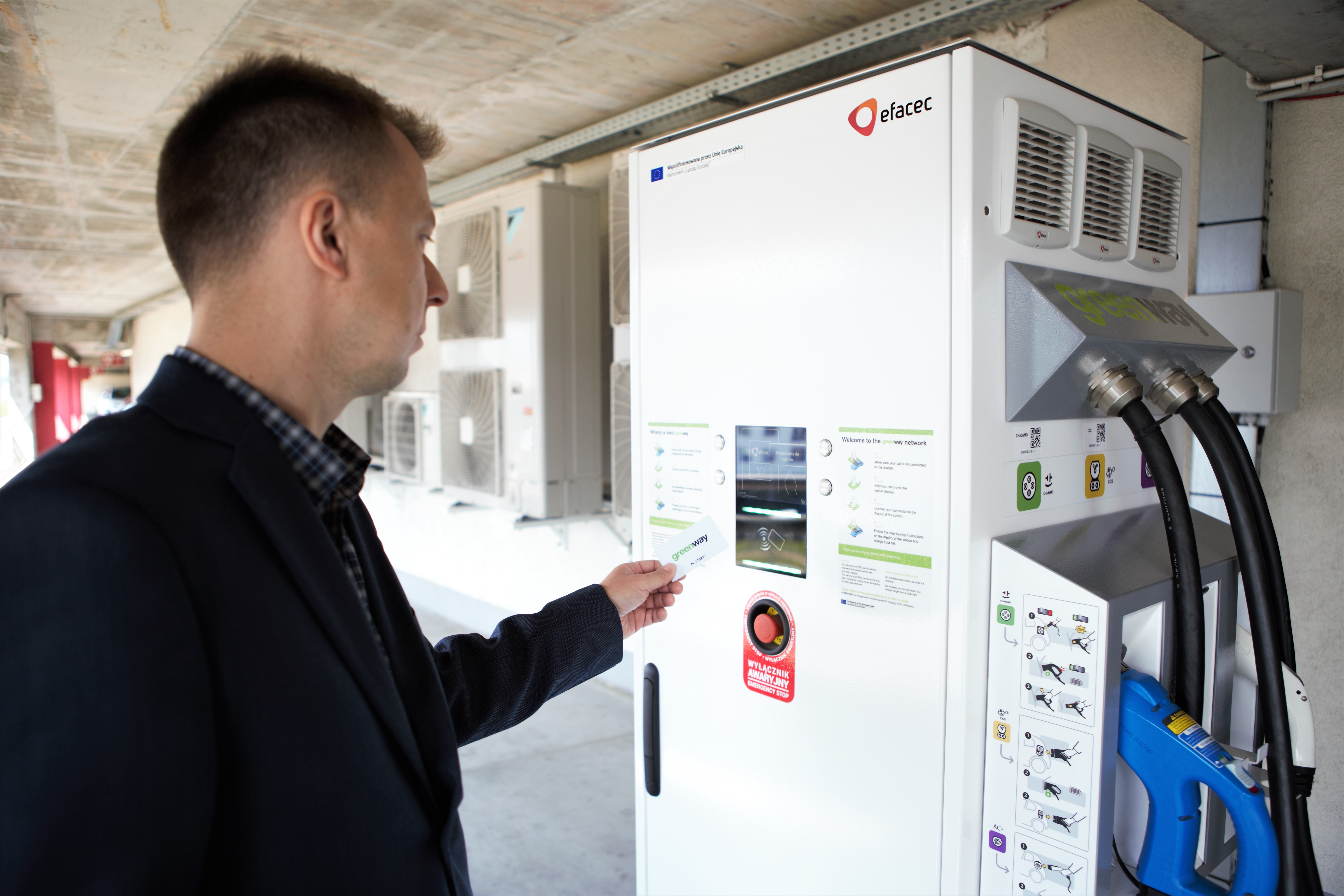 GreenWay przygotował też rozwiązania, kt&oacute;re ułatwią korzystanie ze stacji ładowania użytkownikom, fot. GreenWay / mat. prasowe