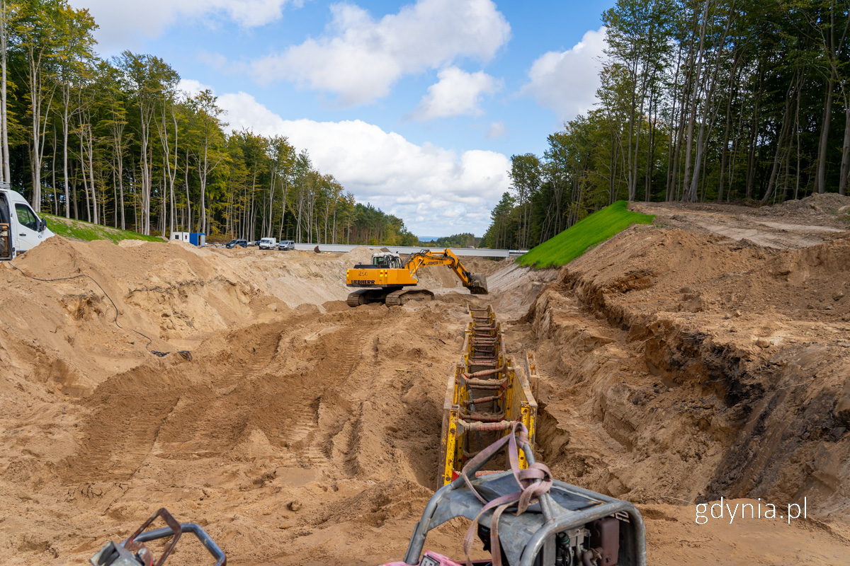 Prace na budowie Obwodnicy Witomina, fot. M. Sałata, gdynia.pl