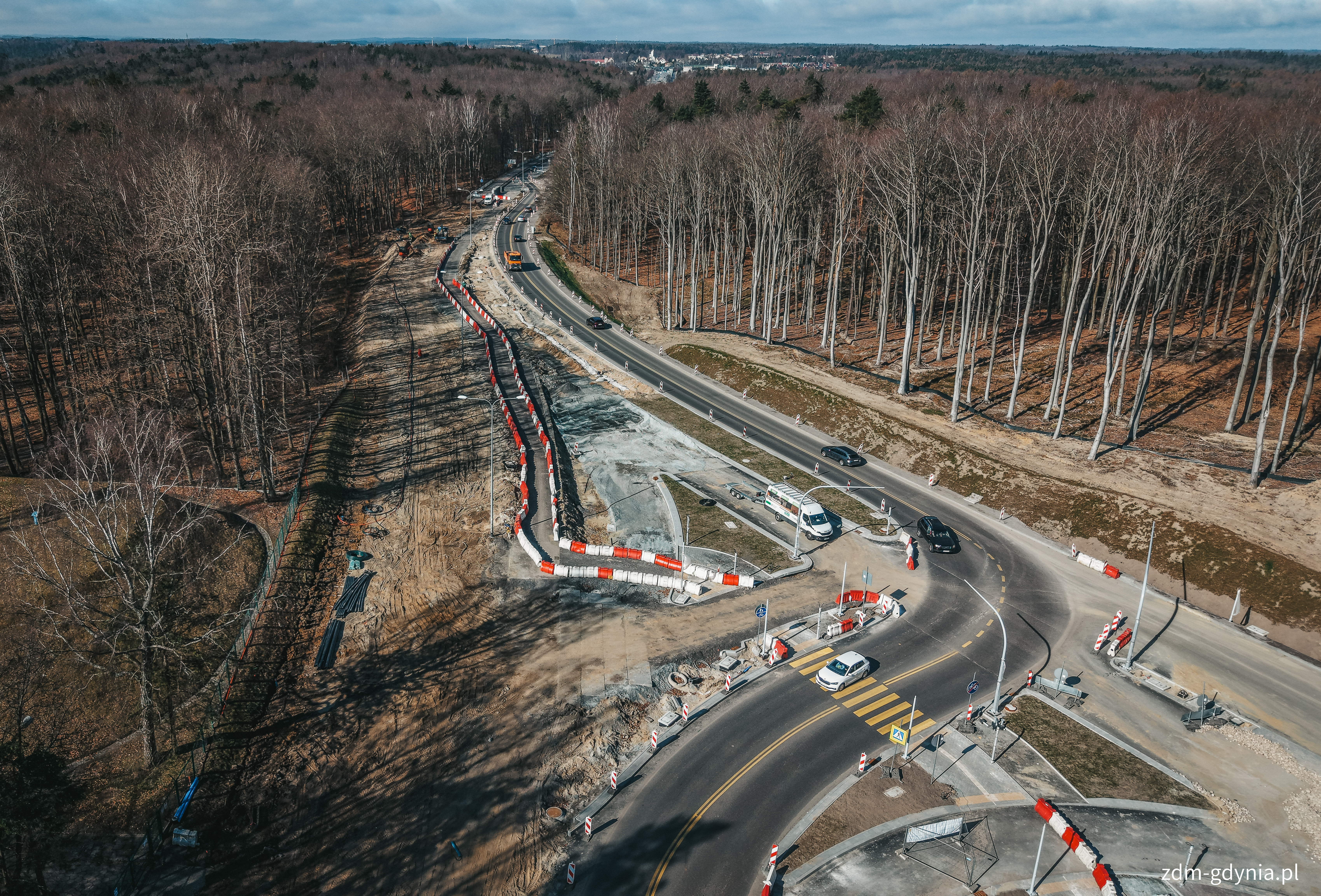 prace na Obwodnicy Witomina:foto, Marcin Mielewski, ZDM Gdynia. 