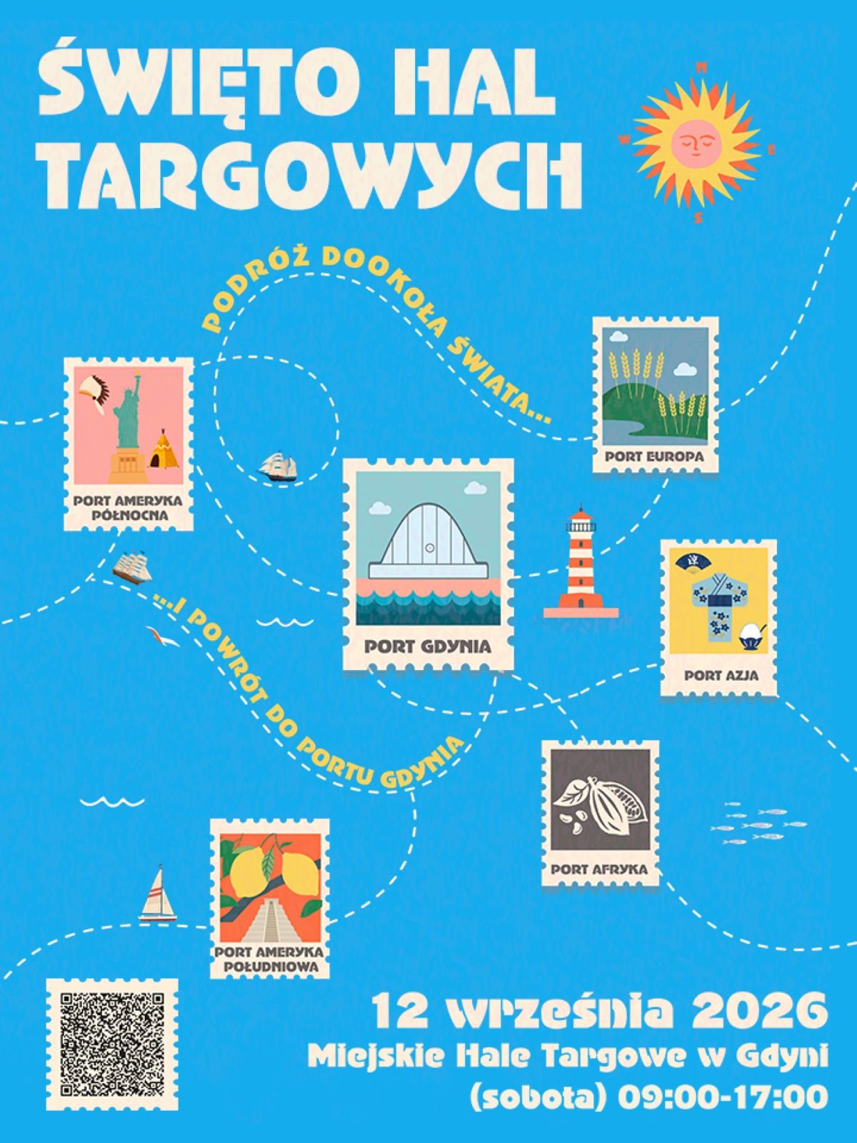 Grafika z informacja o wydarzeniu na Miejskich Halach Targowych