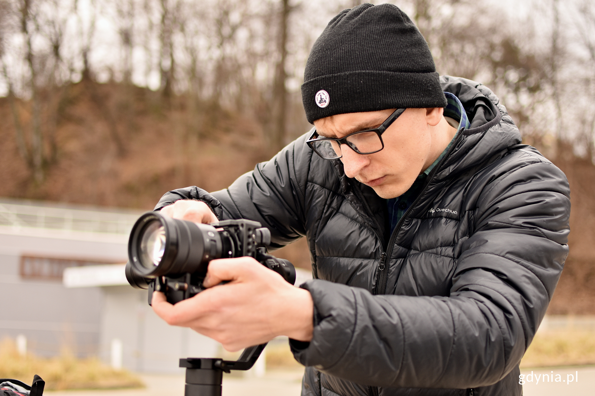 Piotr Woźniak korzysta ze stosunkowo prostego sprzętu, z kt&oacute;rego wyciska maksimum możliwości, fot. Kamil Złoch