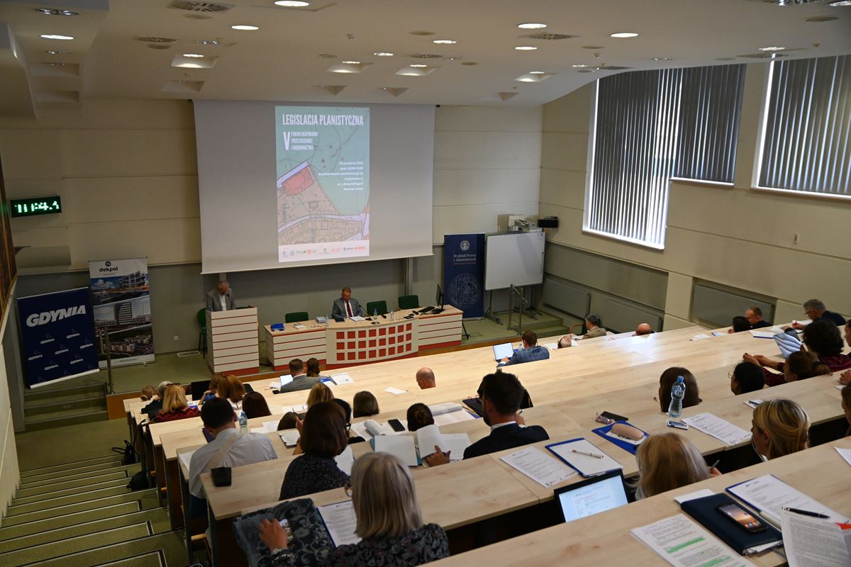 dr hab. Jerzy Korczak, prof. UWr. podczas V Prawniczego Forum Gospodarki Przestrzennej i Budownictwa