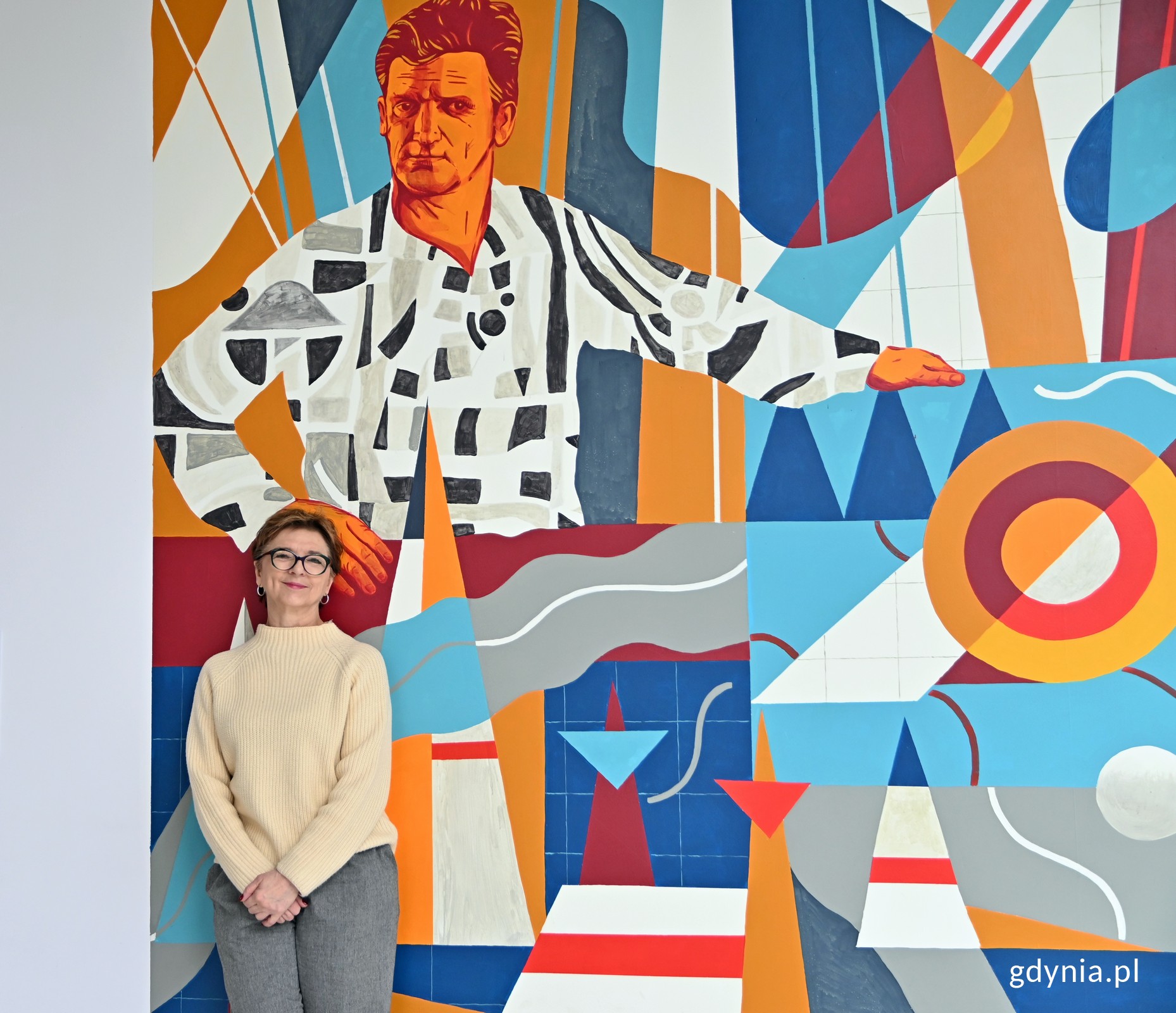 Karin Moder w przestrzeni Muzeum Miasta Gdyni (fot. Magdalena Czernek)