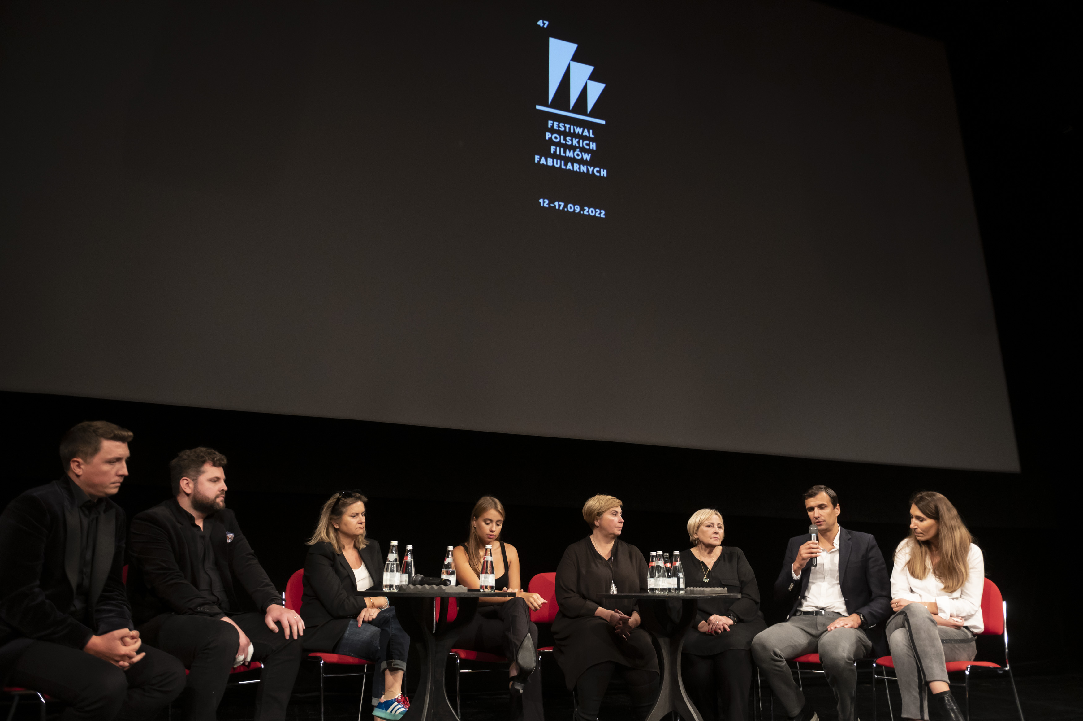 Spotkanie z bliskimi Anny Przybylskiej i tw&oacute;rcami filmu "Ania" po pokazie na Nowej Scenie Teatru Muzycznego, fot. Anna Bobrowska / mat. prasowe GCF