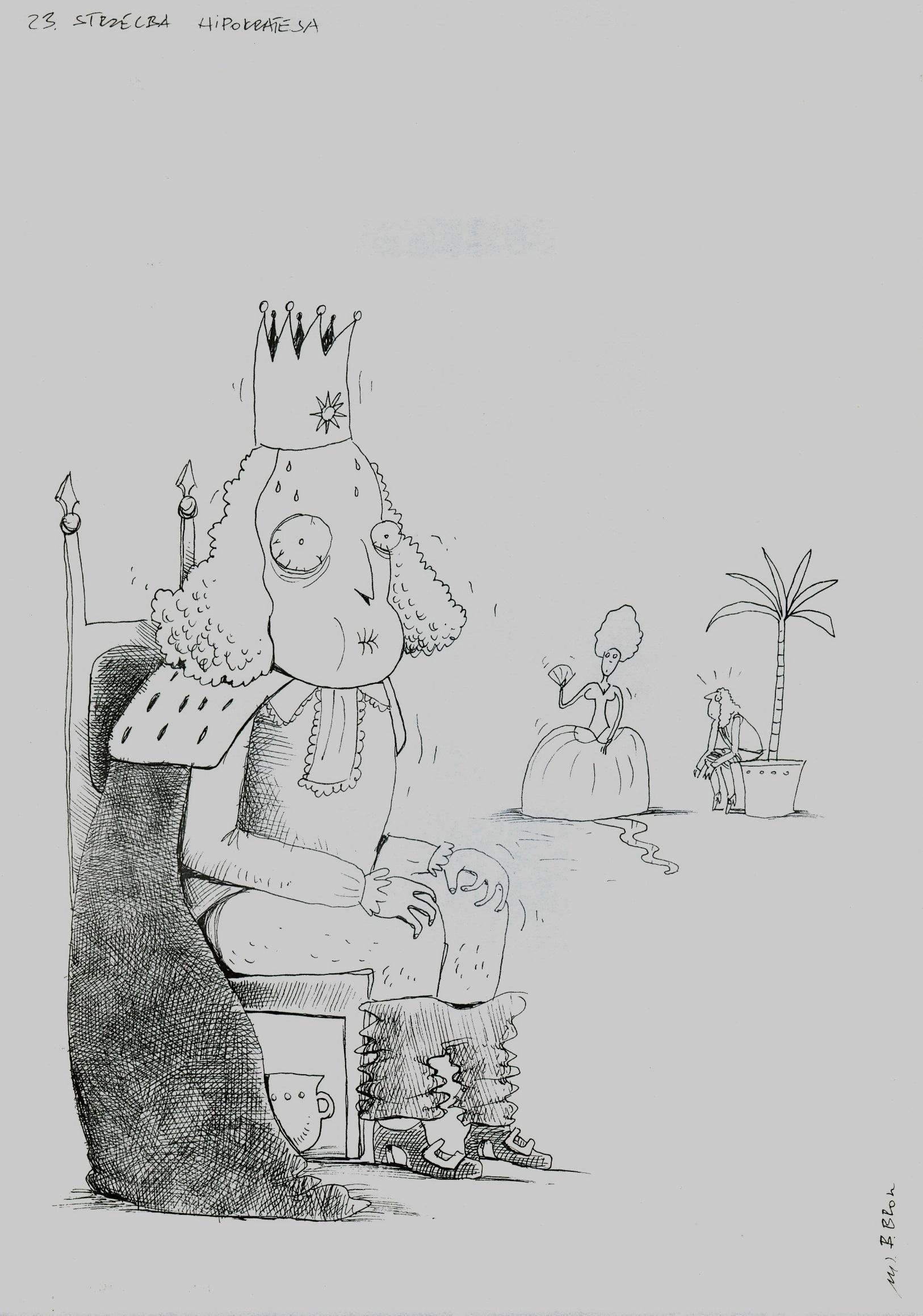 Kr&oacute;l na tronie // fot. Bartłomiej Brosz