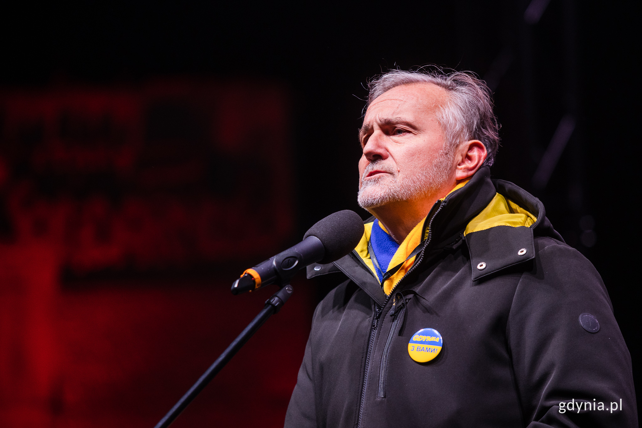 Wiec solidarności z Ukrainą. Fot. Karol Stańczak