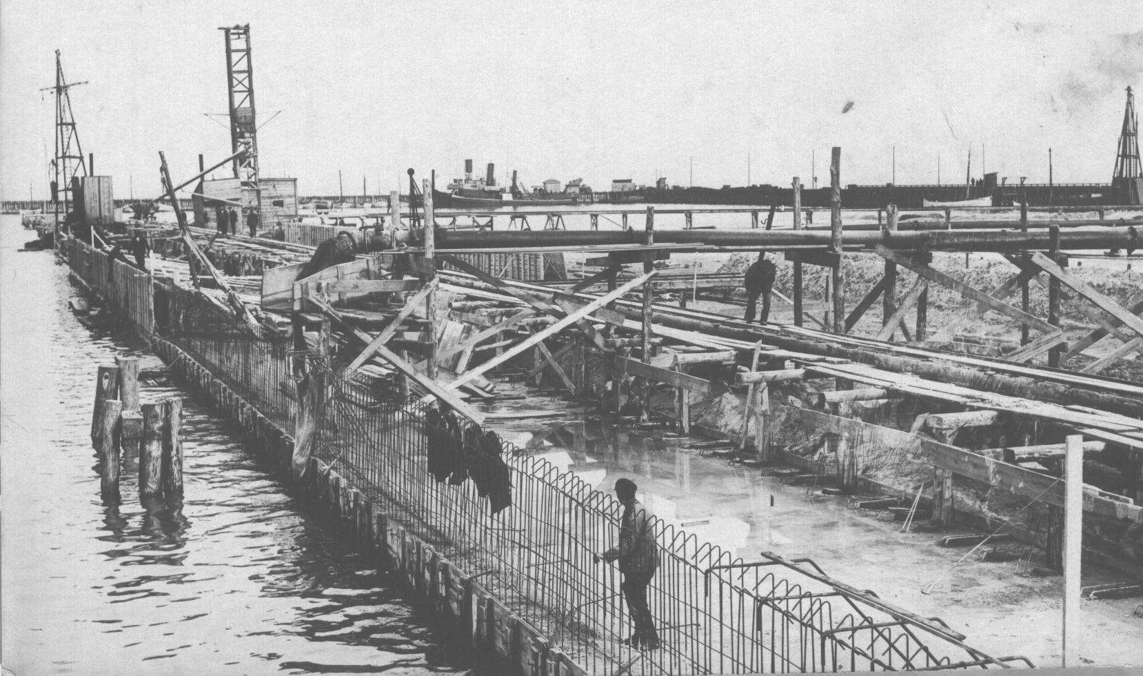 Budowa Nabrzeża Szwedzkiego