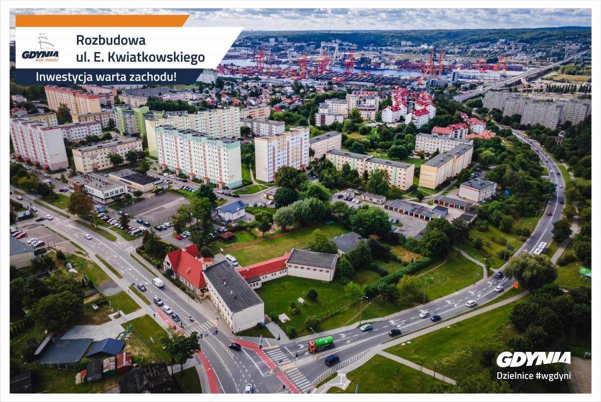 Przebudowy doczeka się odcinek ulicy Kwiatkowskiego na Obłużu, fot. Dzielnice #wGdyni