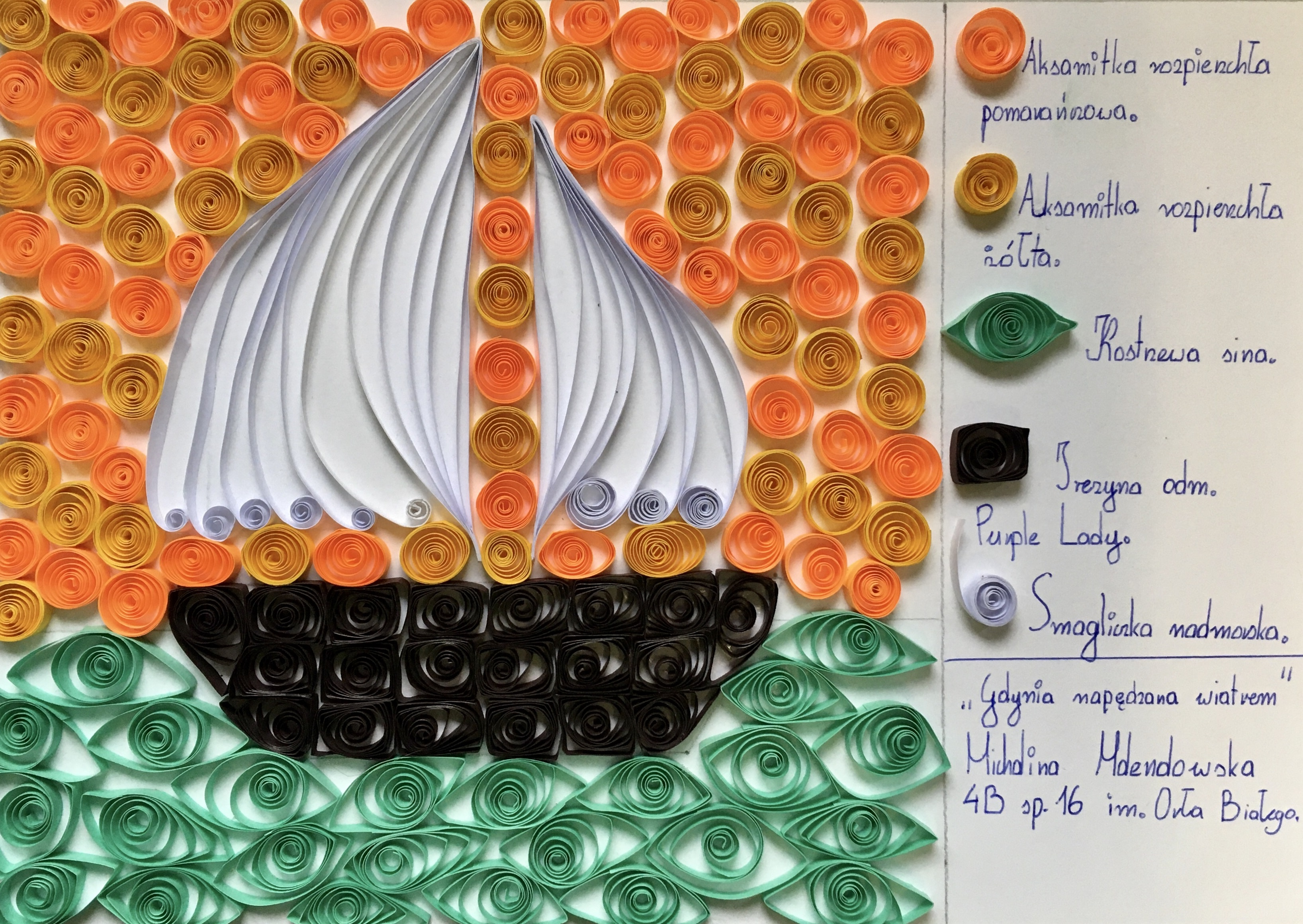 projekt kwietnika z żagl&oacute;wką