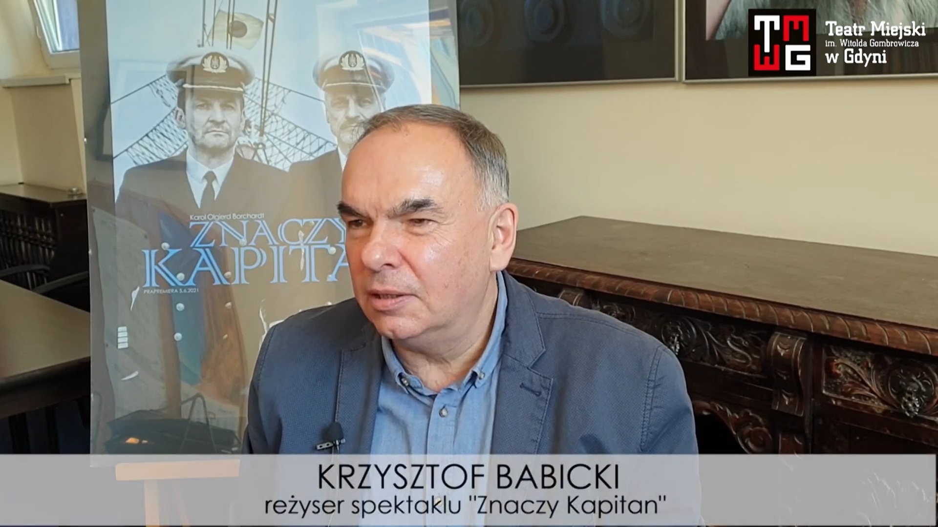 Rozmowa z reżyserem Krzysztofem Babickim, źr&oacute;dło: Teatr Miejski w Gdyni