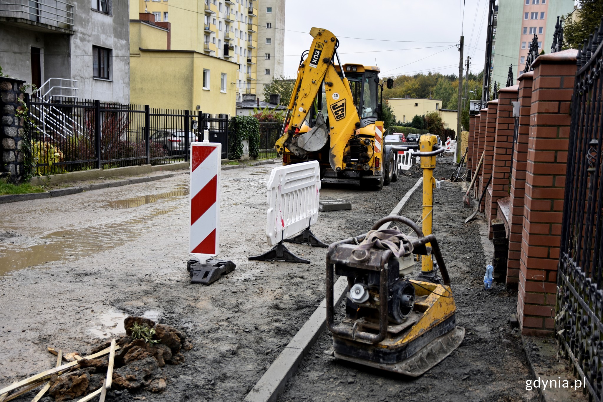 Rusza remont ul. Niskiej na Witominie // fot. Paweł Kukla