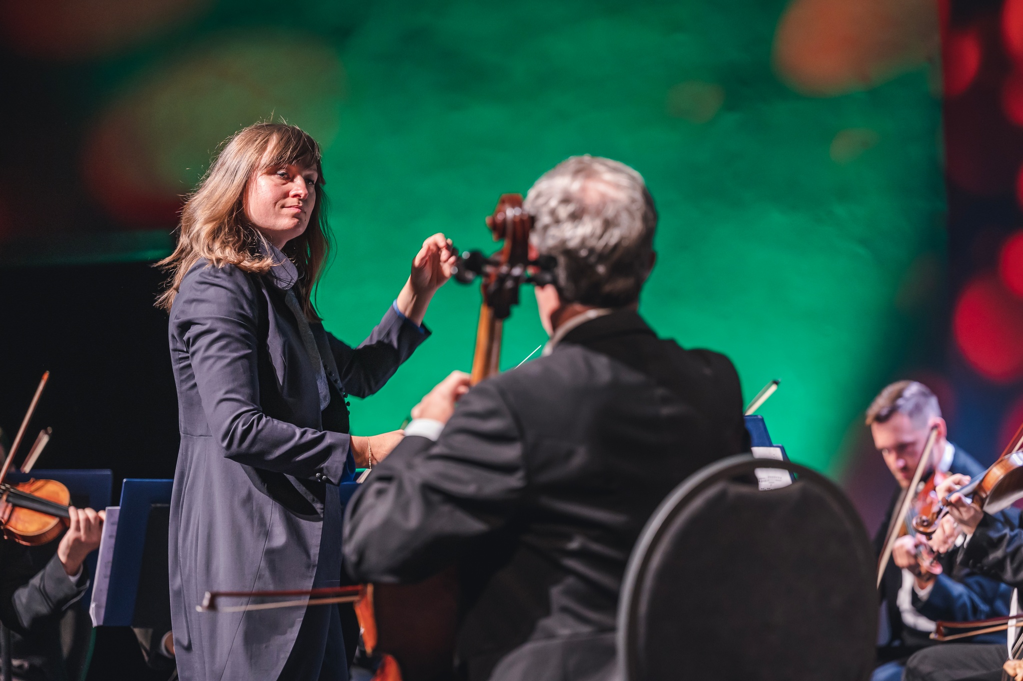Koncert Orkiestry Kameralnej Polskiego Radia Amadeus pod batutą Anny Duczmal-Mr&oacute;z w Teatrze Miejskim. Fot. Tomek Kamiński