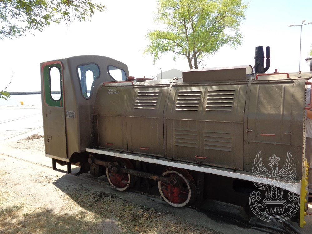 Lokomotywa spalinowa z 1956 roku, fot. Oddział Regionalny AMW w Gdyni