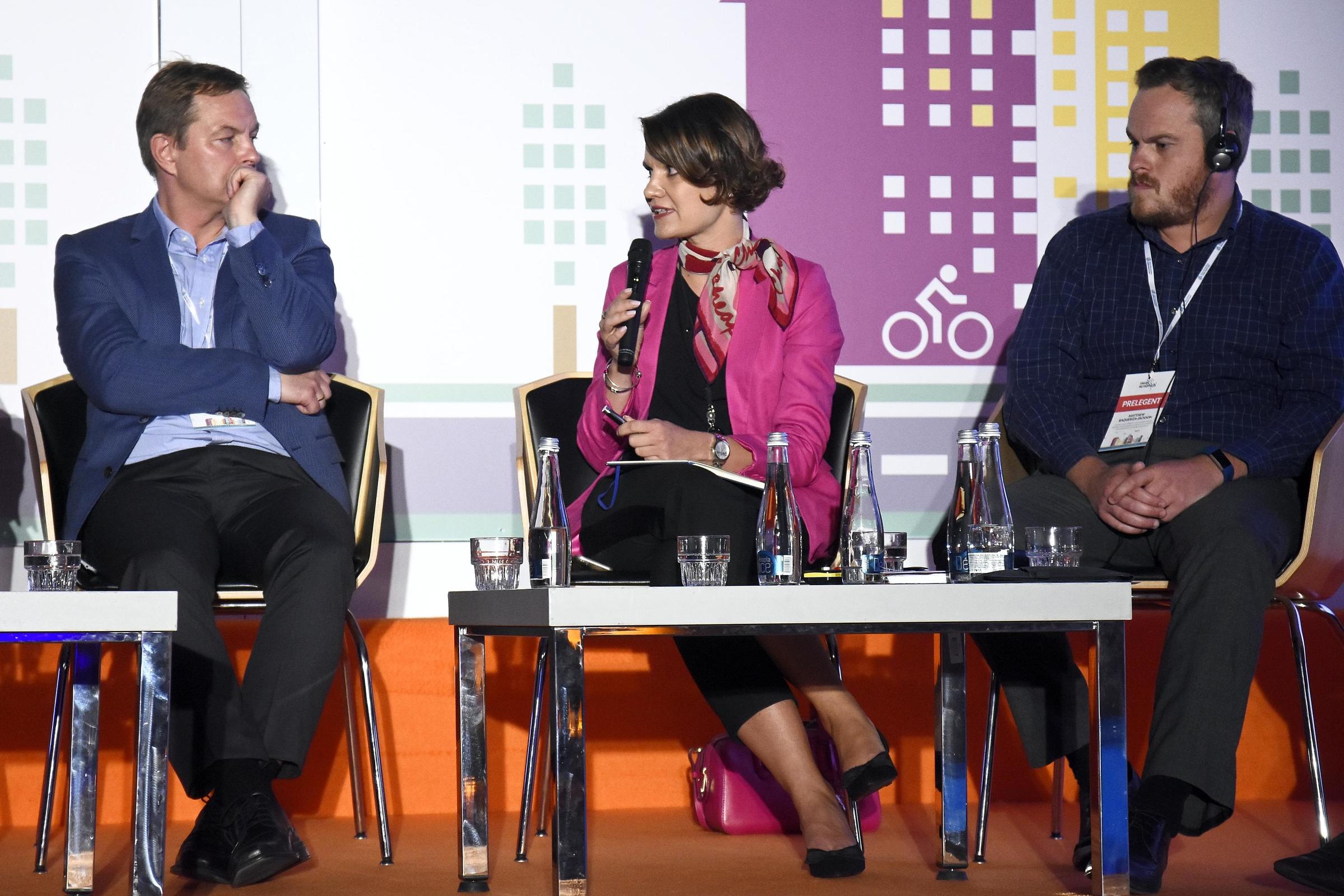 Katarzyna Gruszecka-Spychała&ndash; wiceprezydent Gdyni ds. gospodarki, wzięła udział w panelu &bdquo;Odpowiedzialny biznes w rozwoju metropolii. Bilans zysk&oacute;w i start&rdquo;.