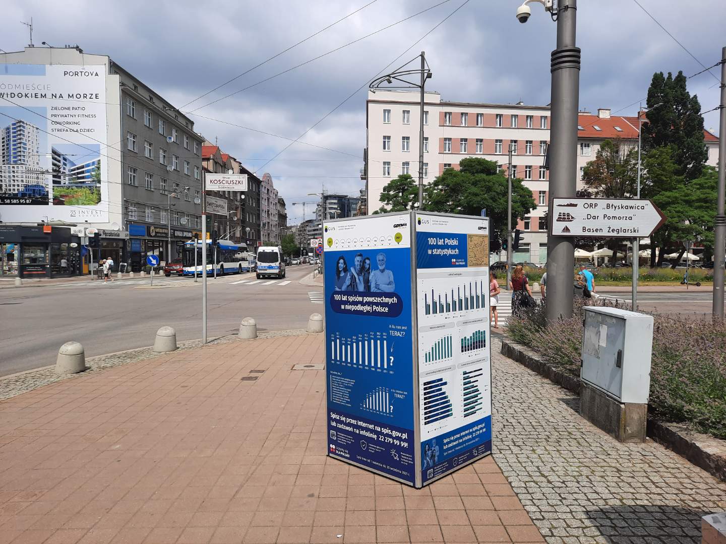 Kubik ustawiony rogu ulic Świętojańskiej i 10 Lutego. // mat. prasowe