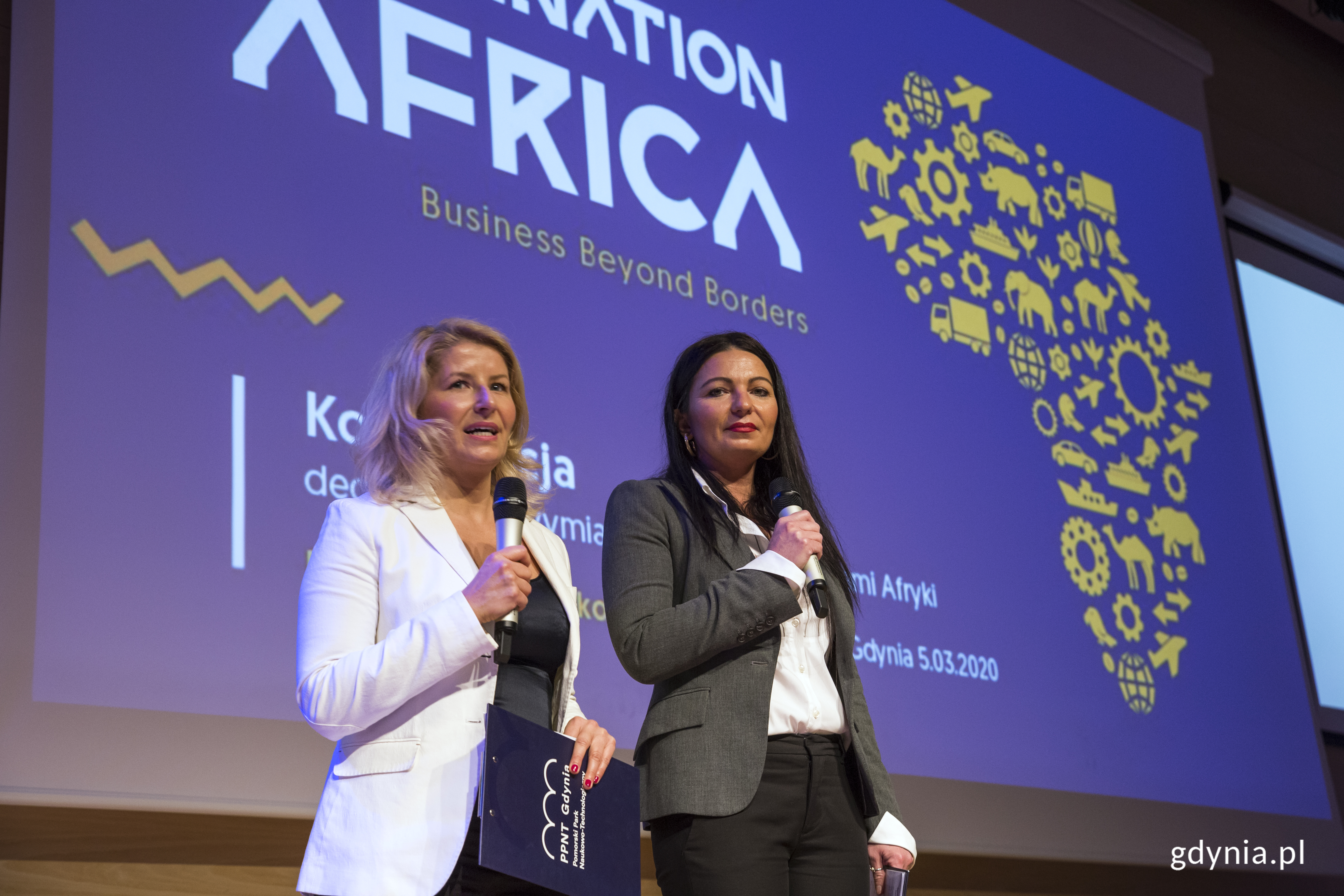 Agnieszka Klimczak z firmy Iddeni i Beata Koniarska z Pracodawc&oacute;w Pomorza. fot. Przemysław Kozłowski