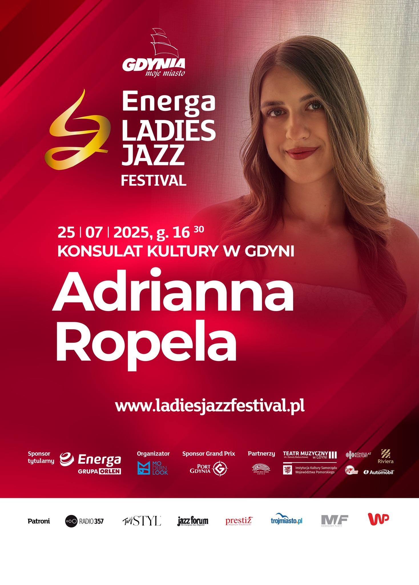 Adrianna Ropela &ndash; finalistka konkursu o Grand Prix Energa Ladies' Jazz Festivalu