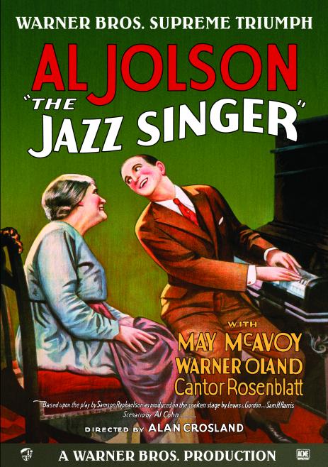 Plakat z amerykańskiego musicalu &bdquo;Śpiewak jazzbandu&rdquo; z 1927 roku, mat. prasowe.