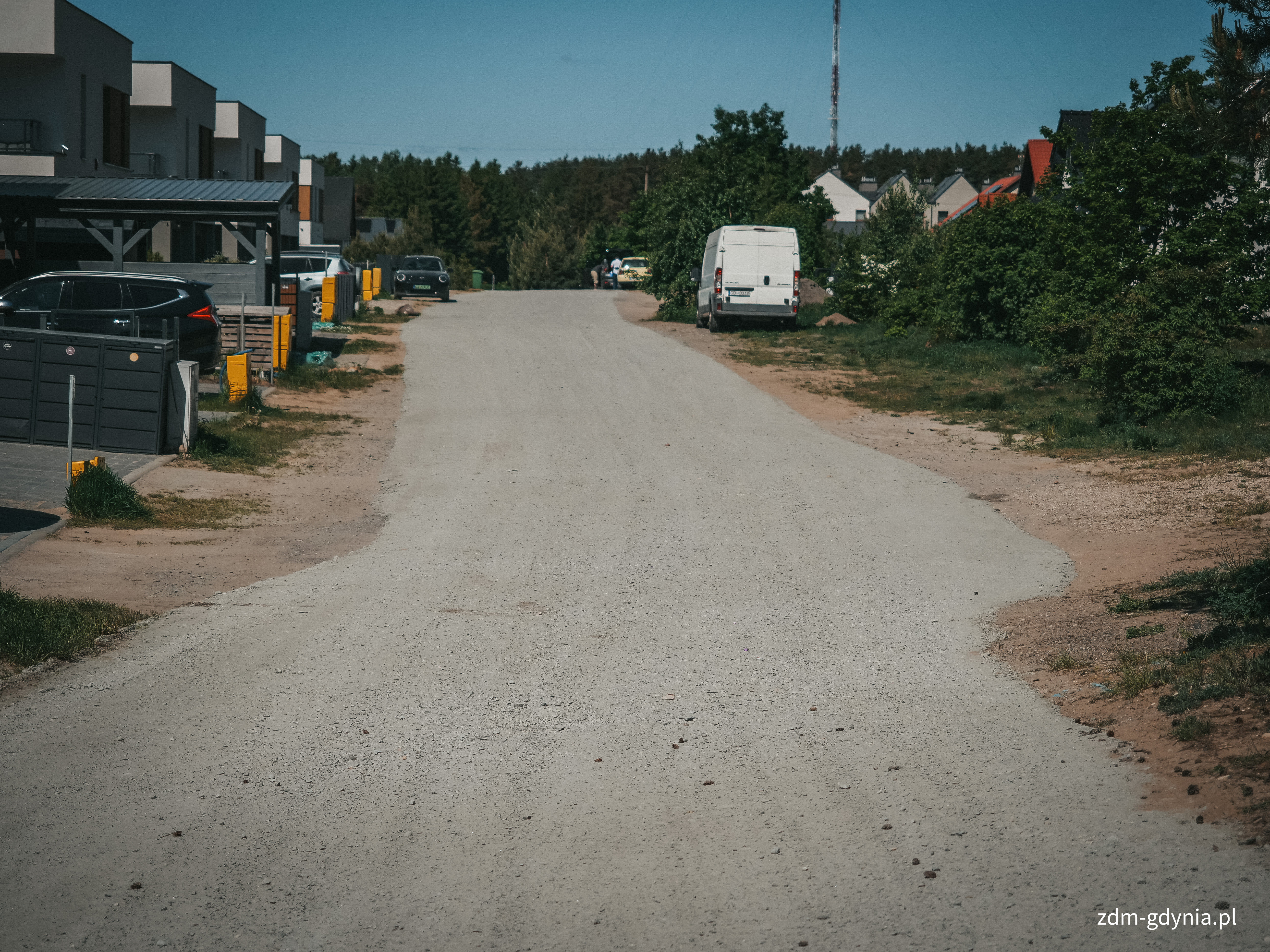 Wyr&oacute;wnanie nawierzchni ul. Świętokrzyskiej (fot. Marcin Mielewski) Wyr&oacute;wnanie nawierzchni ul. Świętokrzyskiej (fot. Marcin Mielewski), ZDM Gdynia