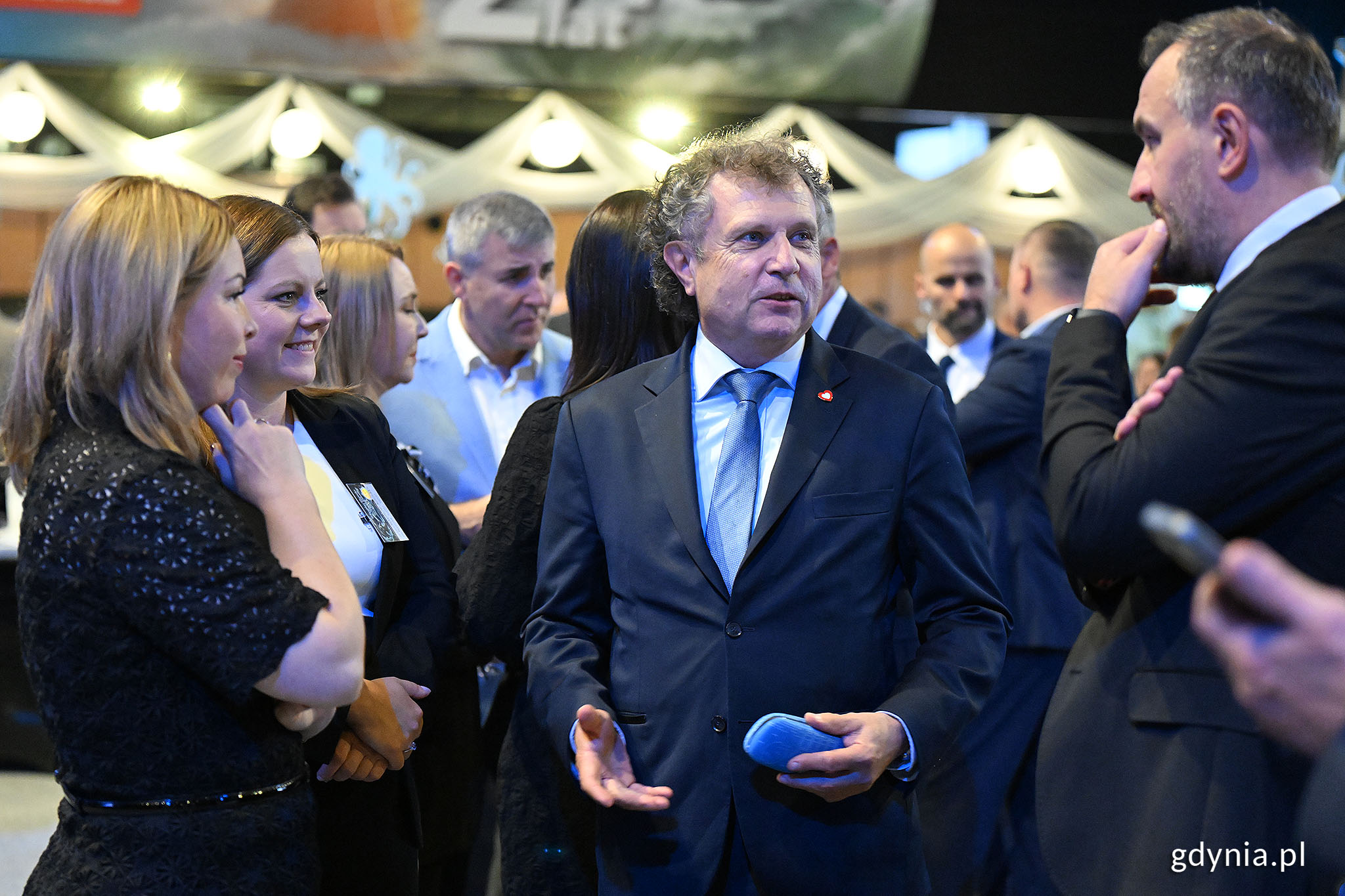 Od lewej: wiceprezydent Tomasz Augustyniak, prezydent Aleksandra Kosiorek i wiceprezydentka Oktawia Gorzeńska