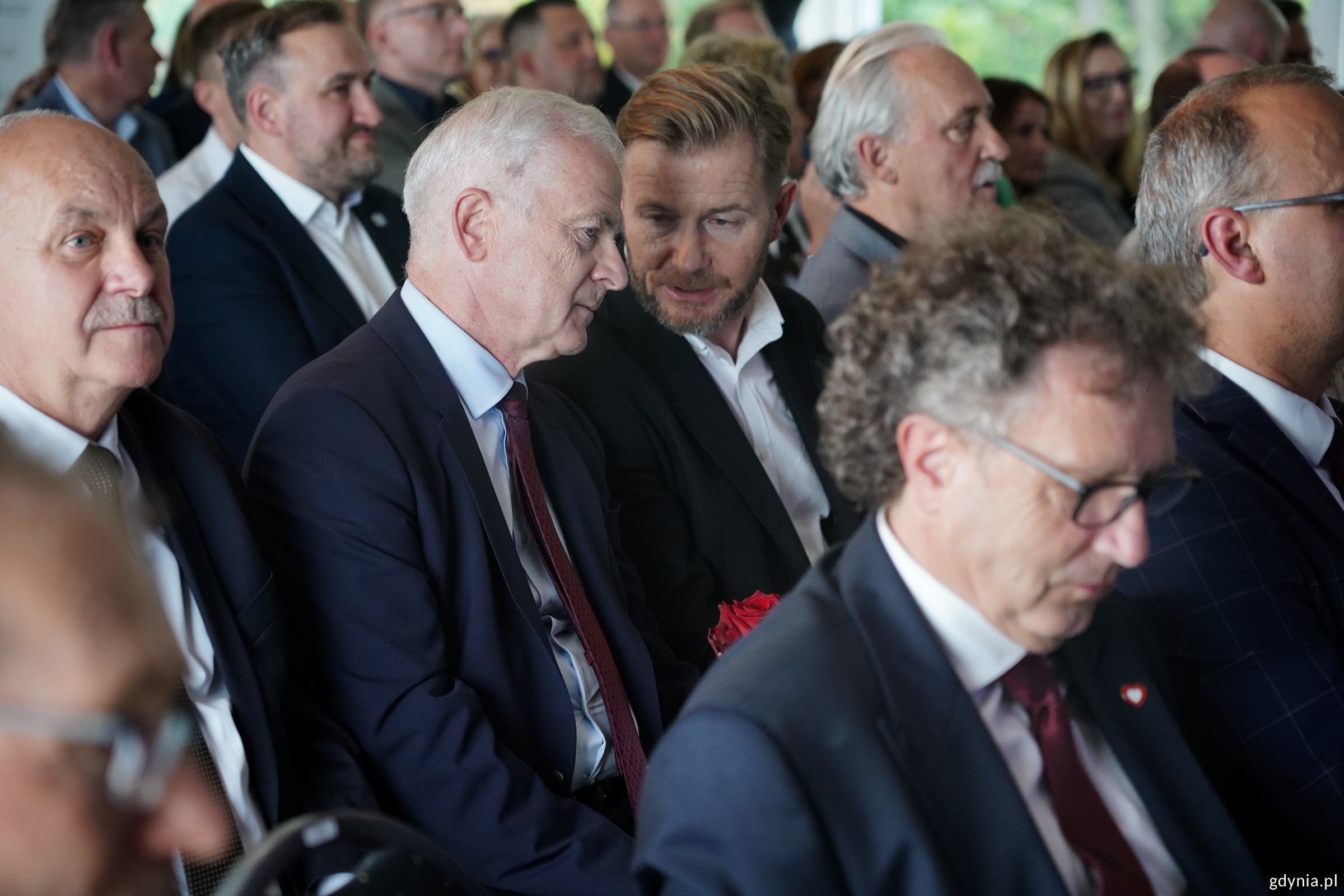 Na zdjęciu m.in.: sekretarz stanu w Ministerstwie Funduszy i Polityki Regionalnej Jacek Karnowski, senatorzy: Leszek Czarnobaj, Sławomir Rybicki i Ryszard Świlski oraz Tomasz Augustyniak, wiceprezydent Gdyni