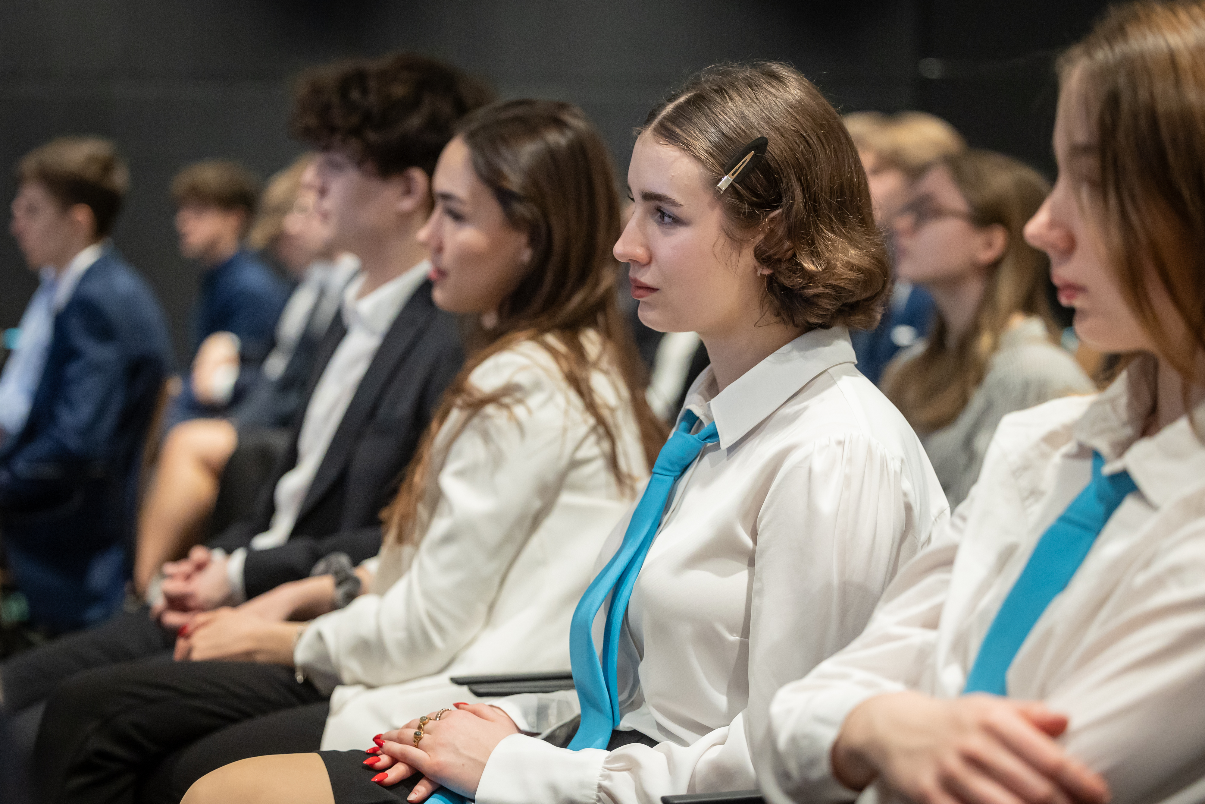 Uczestnicy wojew&oacute;dzkiej gali rankingu &bdquo;Perspektywy 2024&rdquo; (fot. Krzysztof Mystkowski/PG)