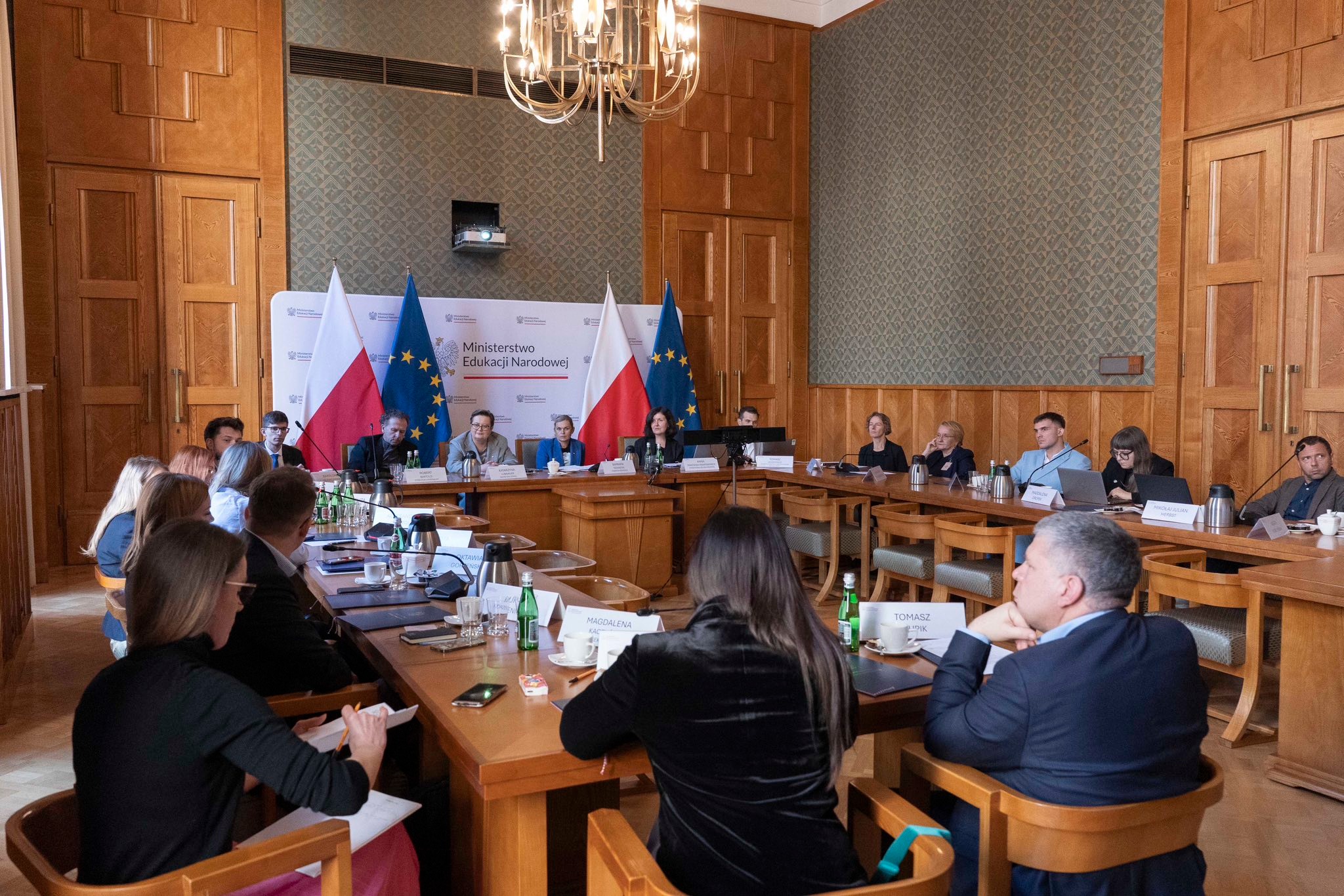 Uczestnicy spotkania w Ministerstwie Edukacji Narodowej