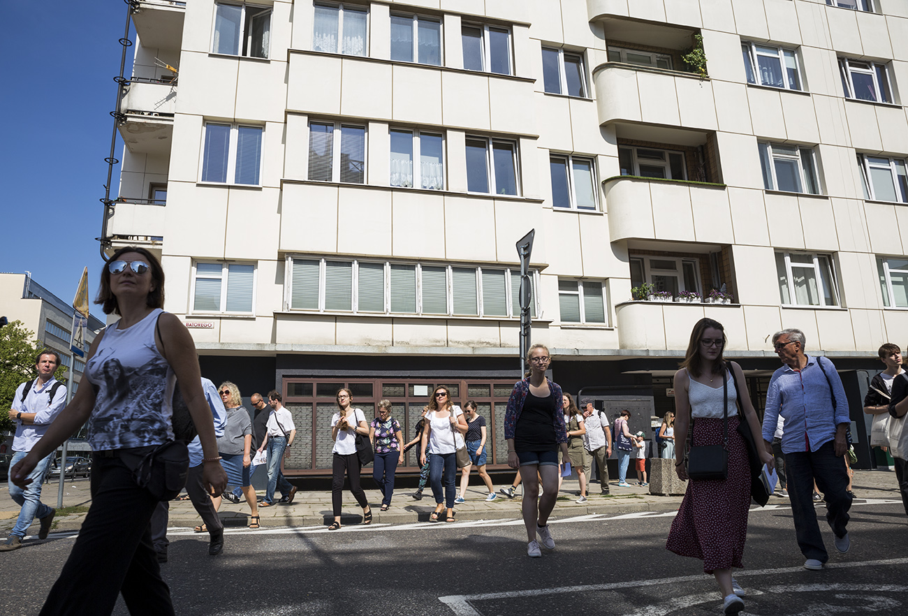 Spacer Gdyńskim Szlakiem Modernizmu. Fot. Przemysław Kozłowski / Agencja Rozwoju Gdyni 