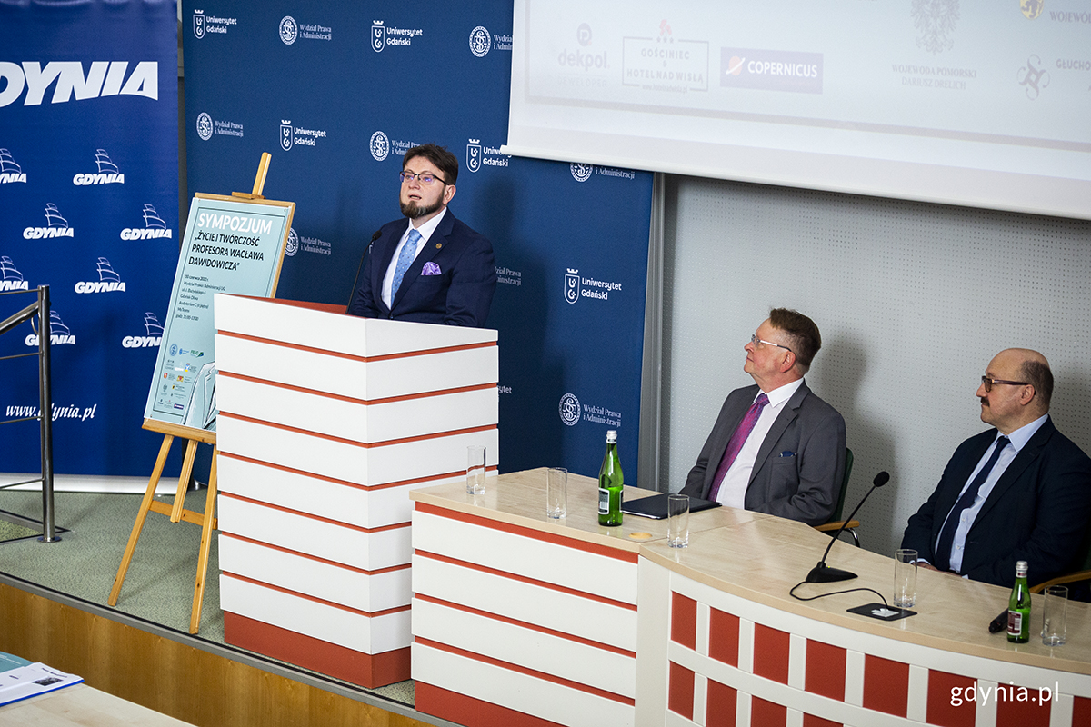 Dziekan Wydziału Prawa i Administracji Uniwersytetu Gdańskiego prof. dr hab. Wojciech Zalewski. Fot. Przemysław Kozłowski