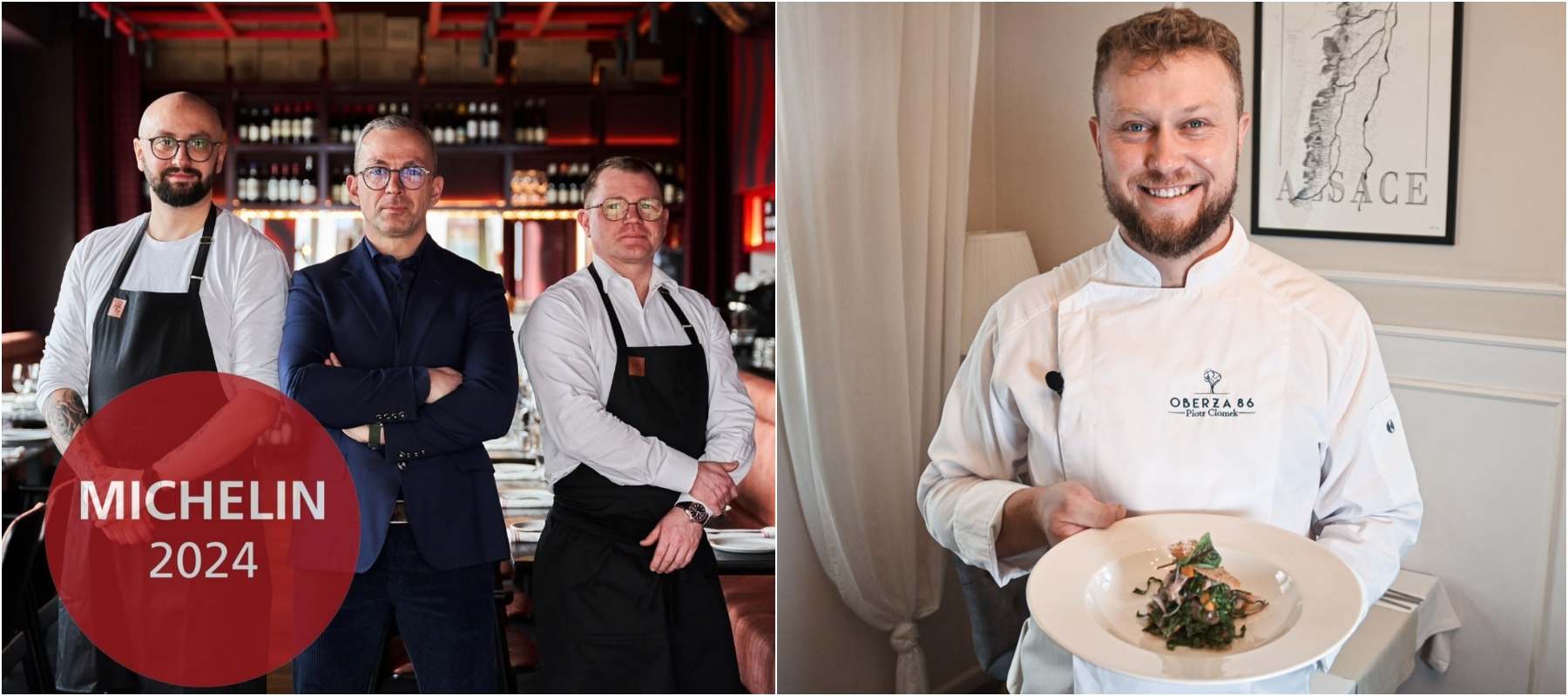 Na zdj. (od lewej):  Ekipa Butchery & Wine i Piotr Ciomek z Oberży 86