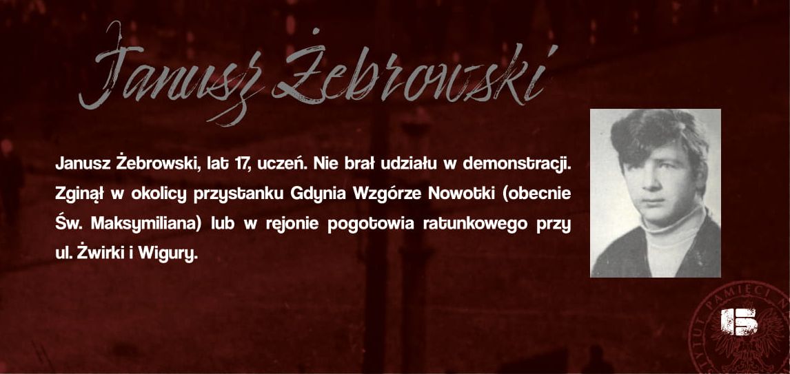 Janusz Żebrowski, mat. IPN