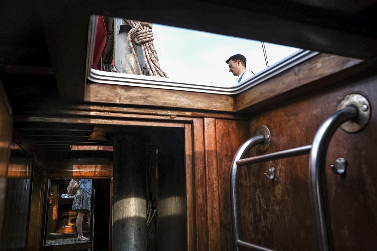 Jacht "Legia" Jacht Klubu Marynarki Wojennej &bdquo;Kotwica&rdquo;. Fot. Przemysław Kozłowski