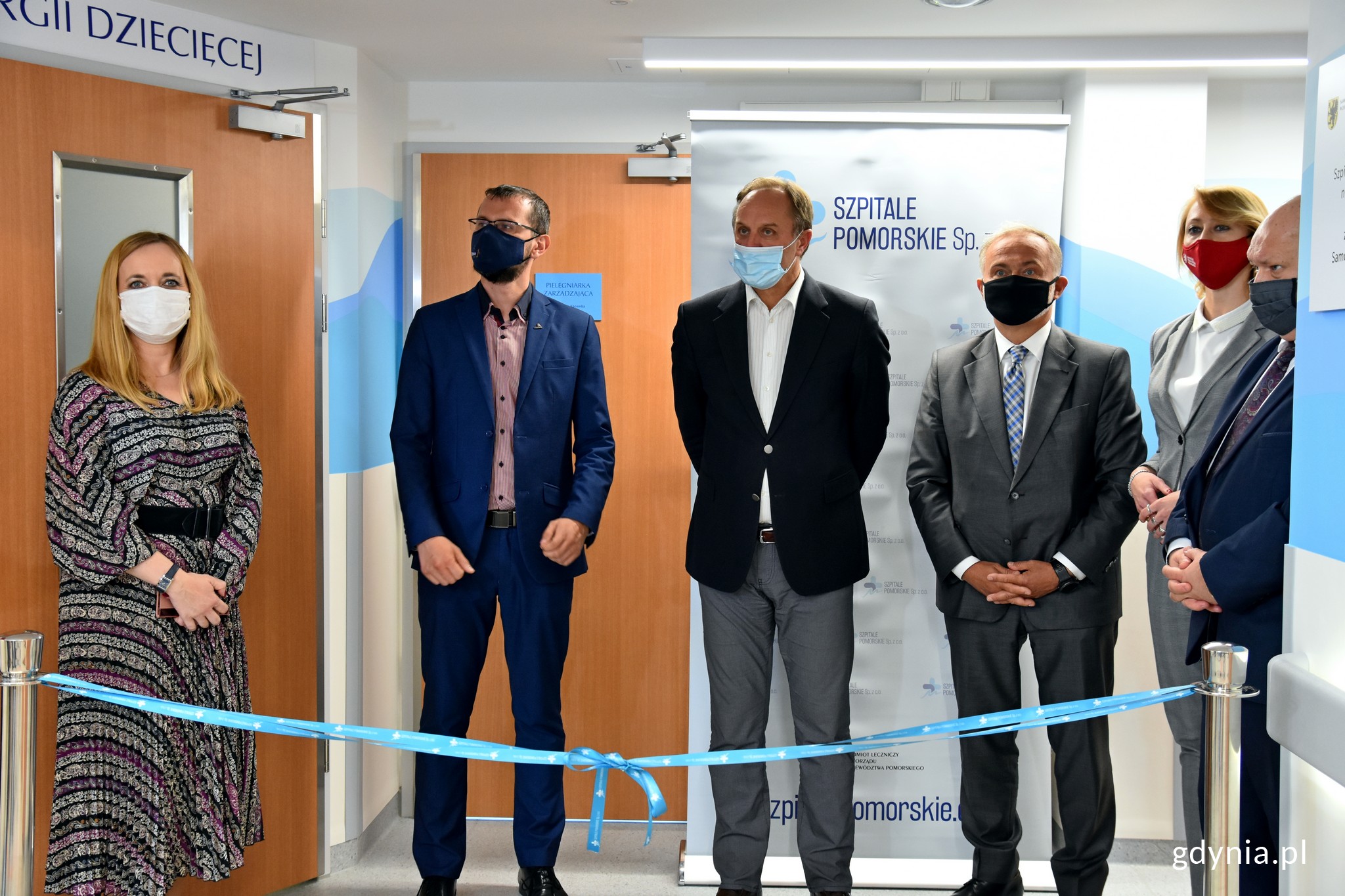 Na zdjęciu (od prawej): Wiesław Byczkowski, Agnieszka Kapała-Sokalska, Wojciech Szczurek, Mieczysław Struk, Lechosław Dzierżak, Jolanta Sobierańska-Grenda// fot. Magdalena Czernek