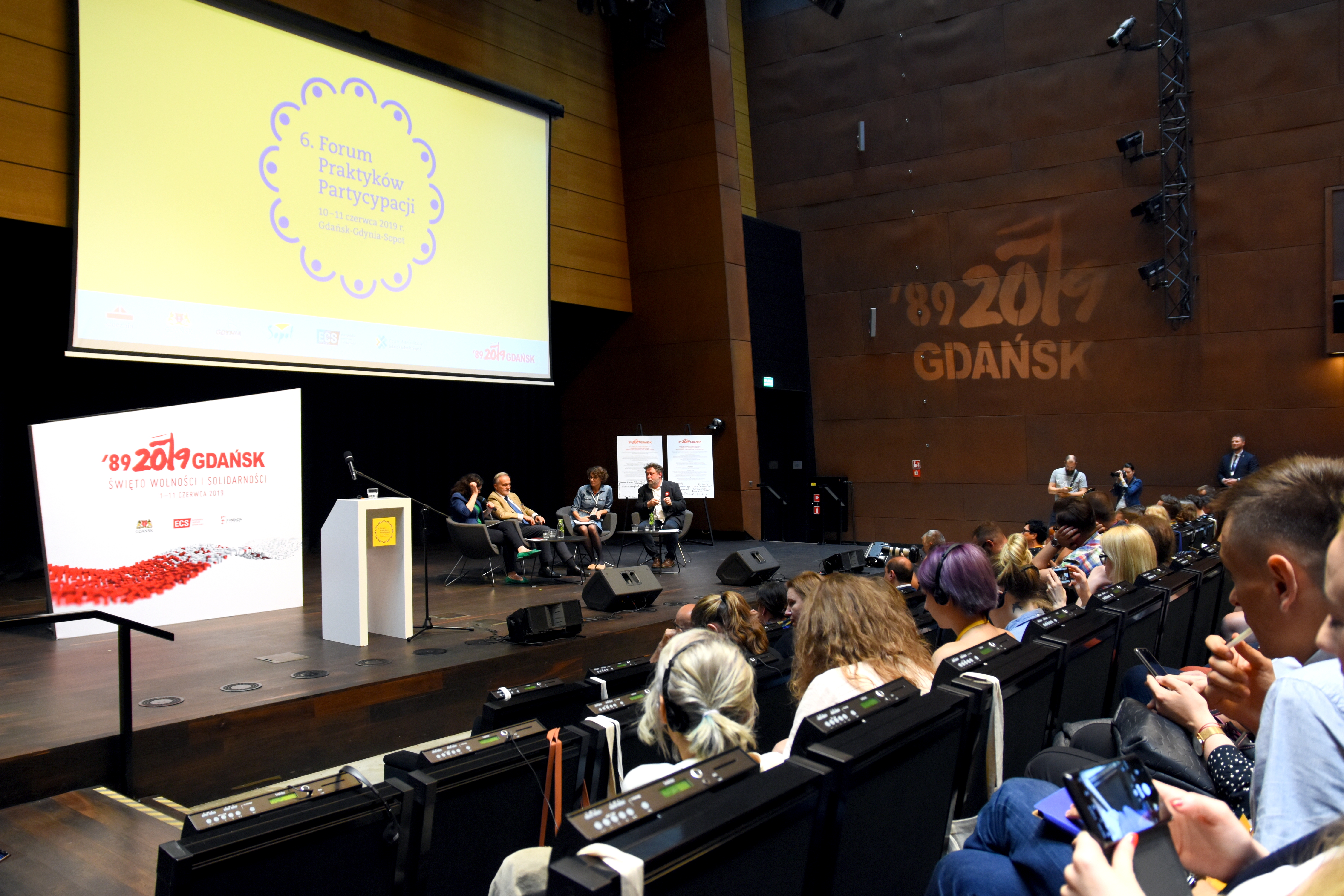 Pierwszy dzień Forum Praktyk&oacute;w Partycypacji odbył się w Europejskim Centrum Solidarności, fot. Jan Ziarnicki