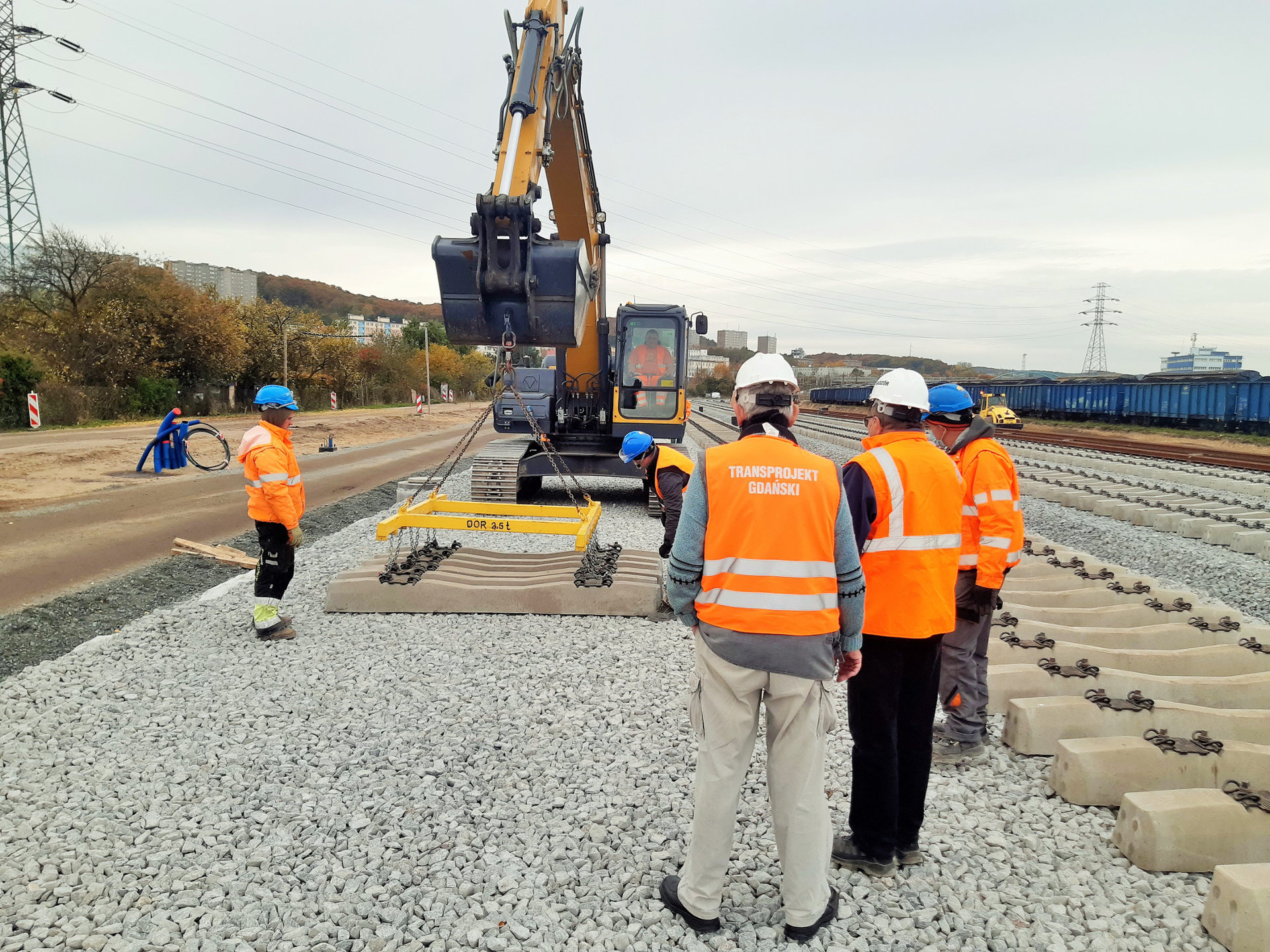 Nowe tory do gdyńskiego portu. fot. Marcin Kowalski / PKP PLK S.A.