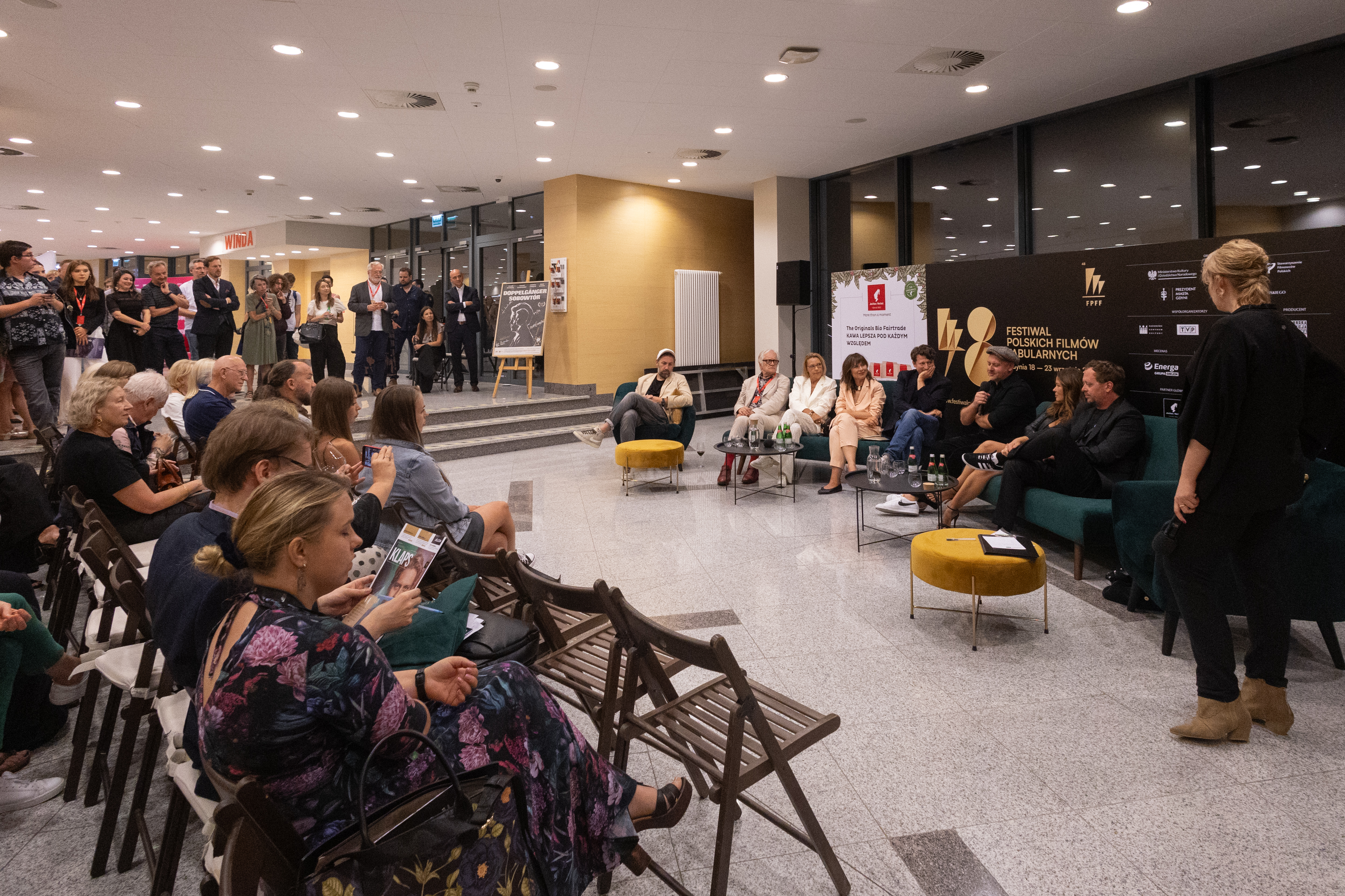 Spotkanie publiczności z ekipą filmu "Doppelganger. Sobowt&oacute;r" w Teatrze Muzycznym, fot. Anna Rezulak / mat. prasowe FPFF