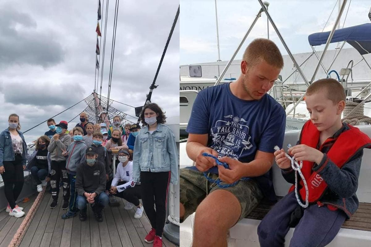 Zajęcia żeglarskie w SPOT "Łajba"