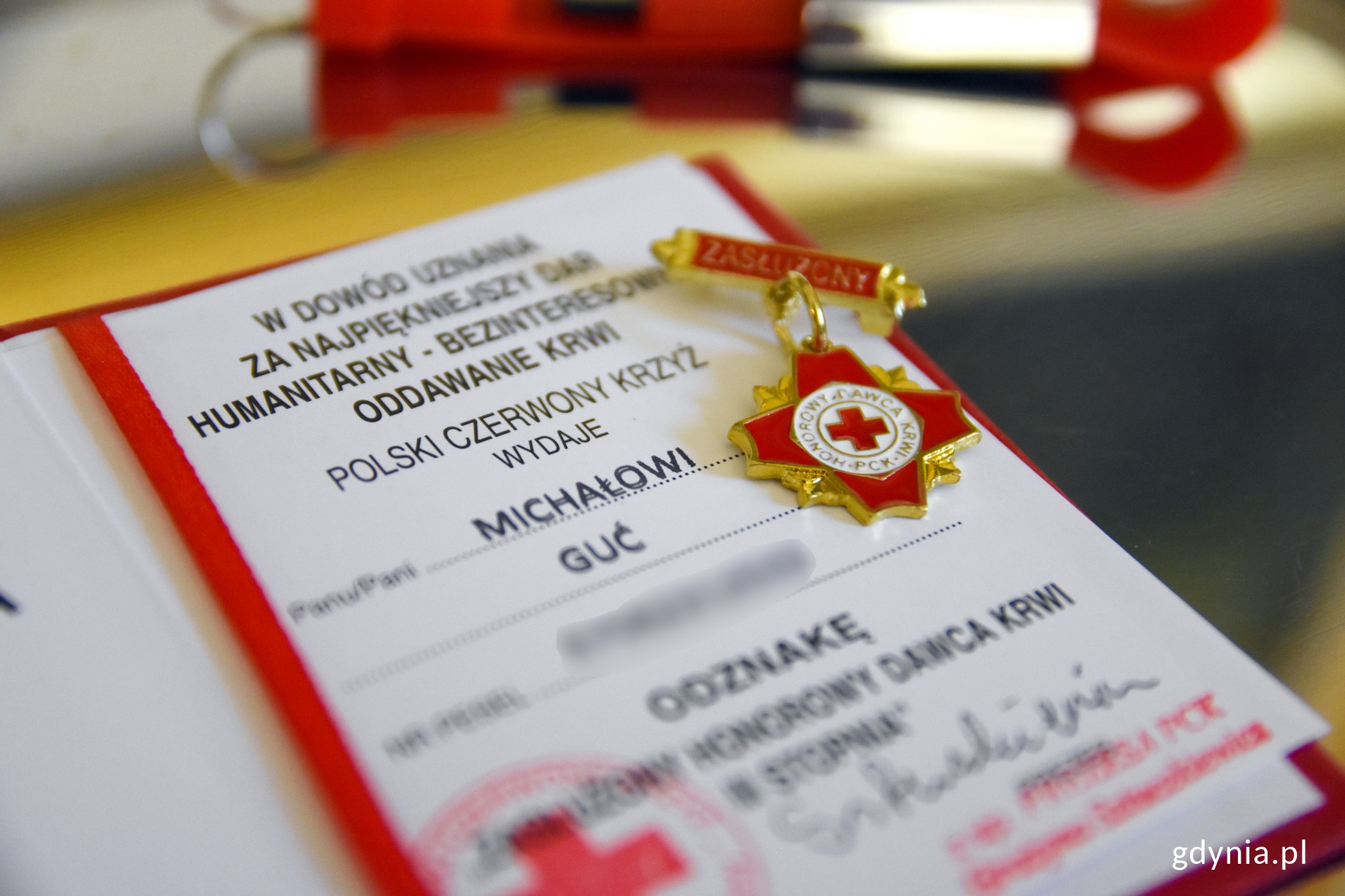 Oznaka i legitymacja, fot. gdynia.pl