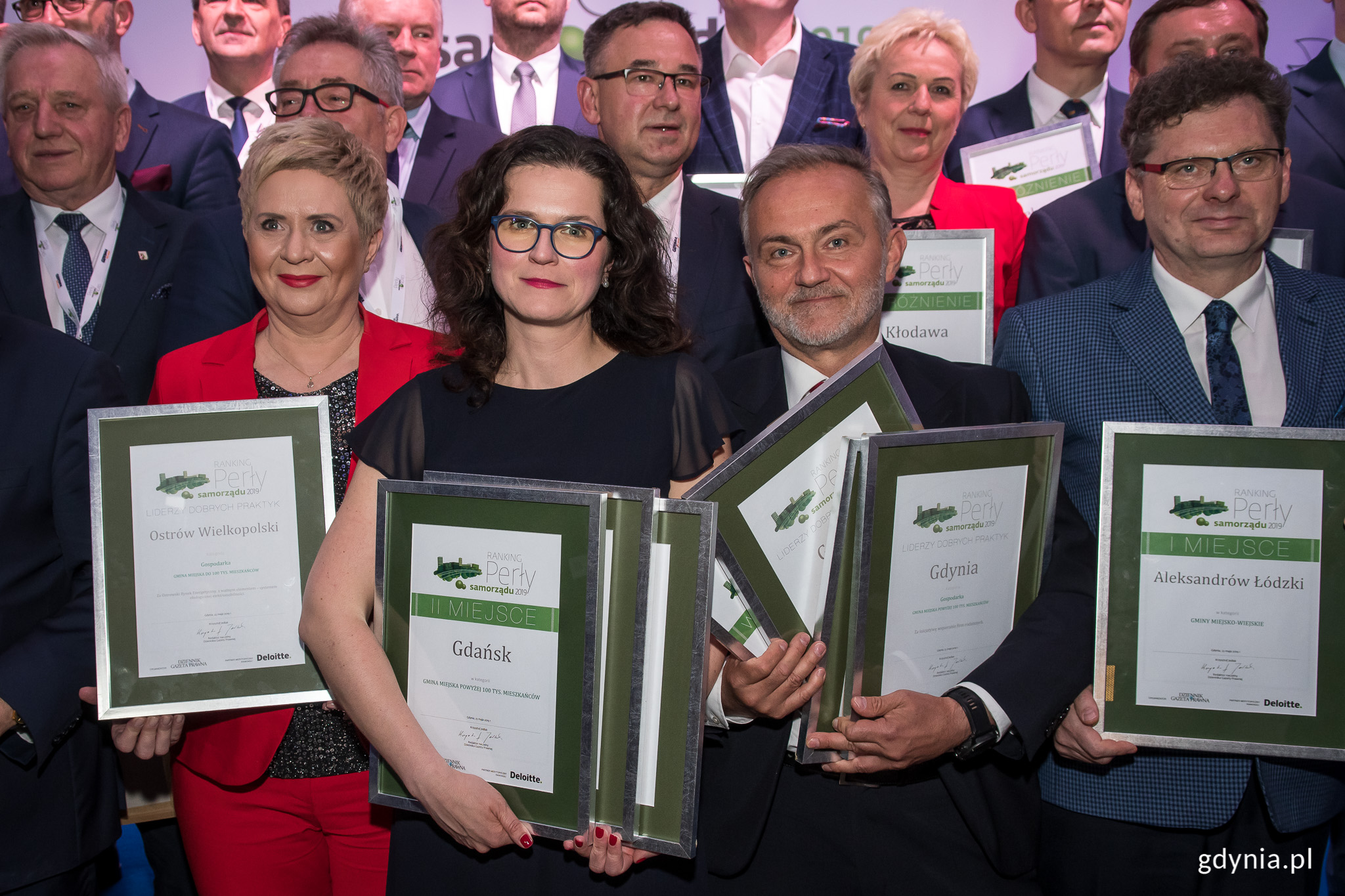 Prezydent Gdyni, Wojciech Szczurek obok prezydent Gdańska, Aleksandry Dulkiewicz, fot. Dawid Linkowski