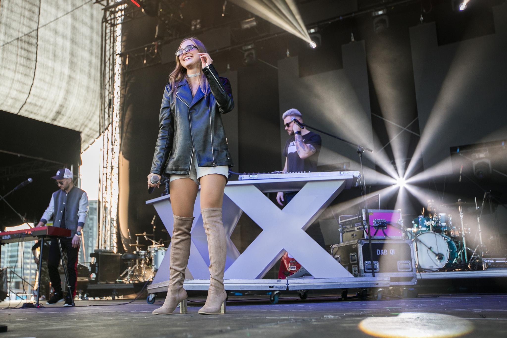 Klaudia Szafrańska, czyli zesp&oacute;ł Xxanaxx, fot. Karol Stańczak