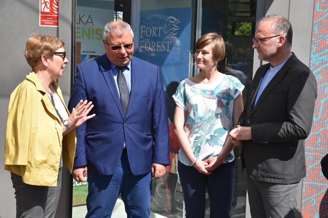 Pierwszy miejski ogr&oacute;d deszczowy otwarty powstał przy InfoBoxie // fot. Lechosław Dzierżak