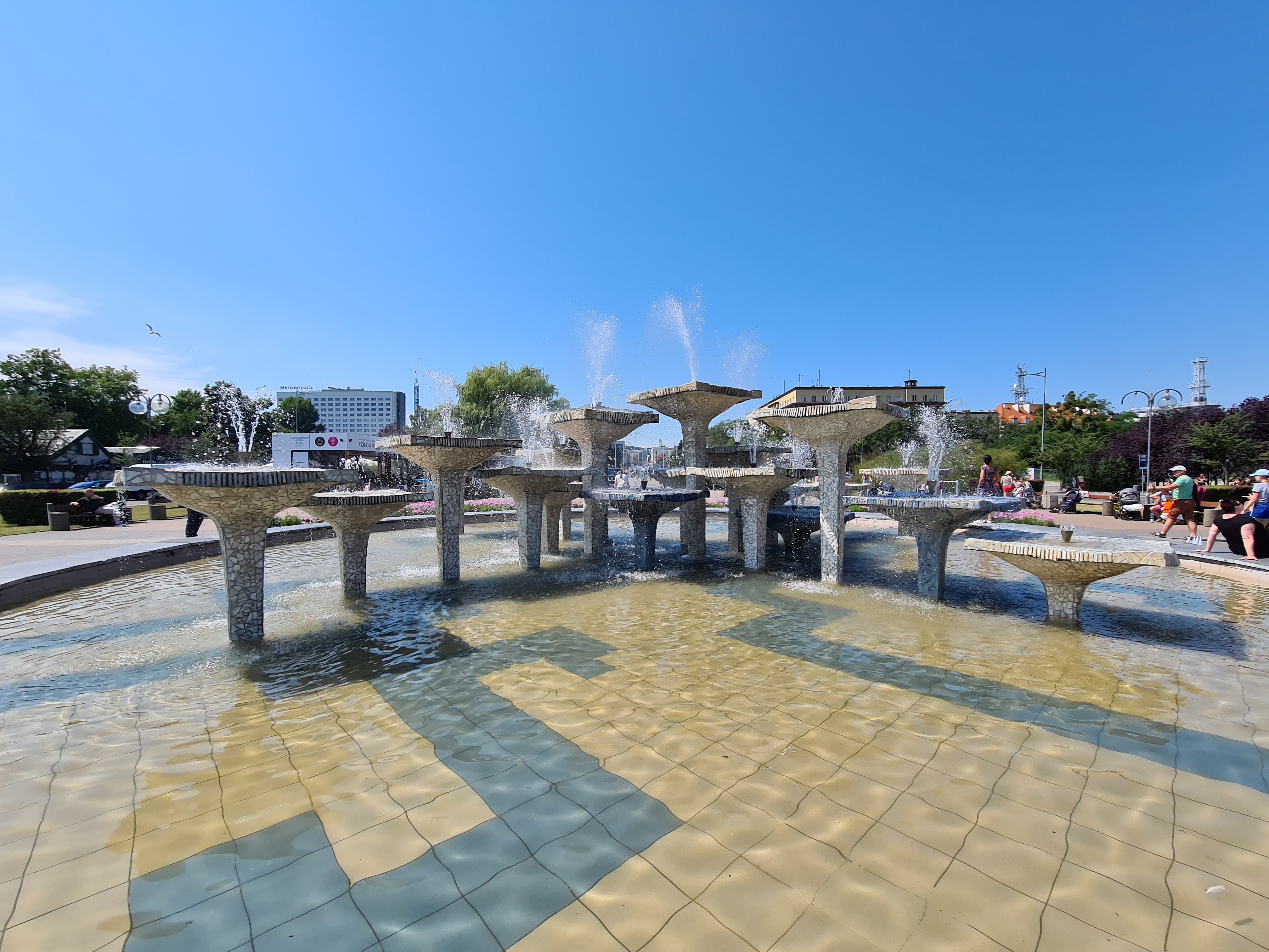 Fontanna przy skwerze Kościuszki, fot. Sławomir Okoń