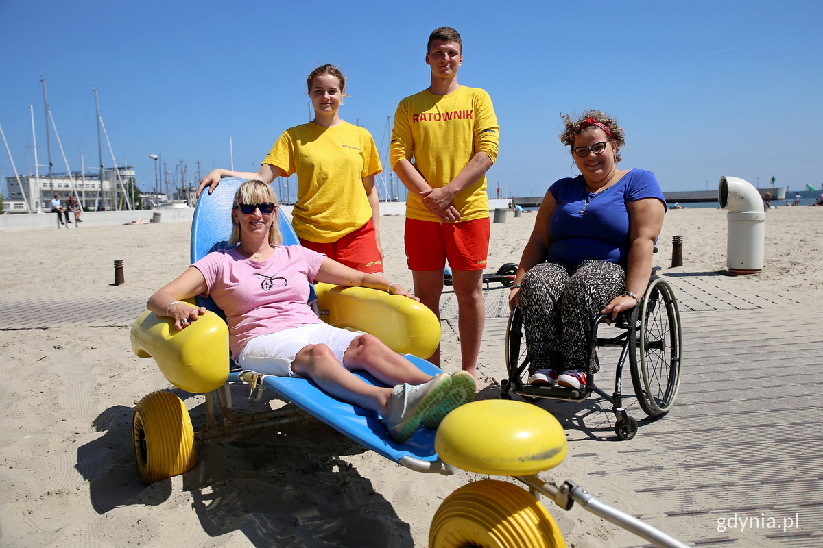 Wydział Dostępności szkoli gdyńskich ratownik&oacute;w, fot. Przemysław Kozłowski