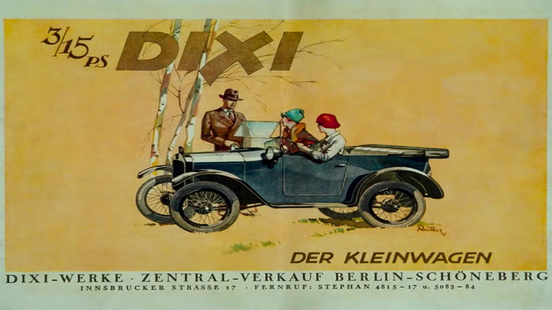 BMW DIXI 3/15 &ndash; historia samochodu, źr&oacute;dło: zrzut ekranu
