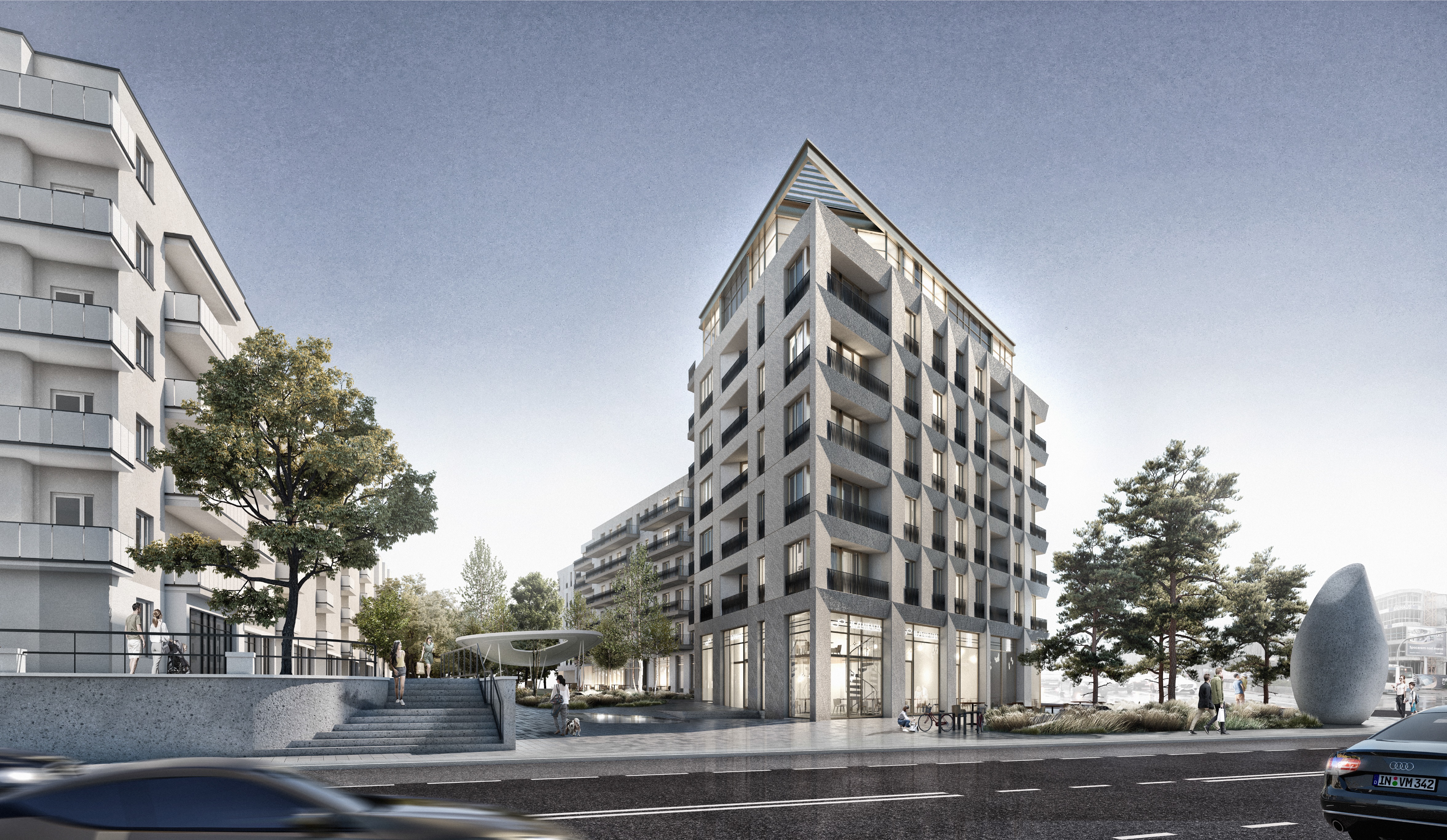 Koncepcja konkursowa autorstwa pracowni WWAA