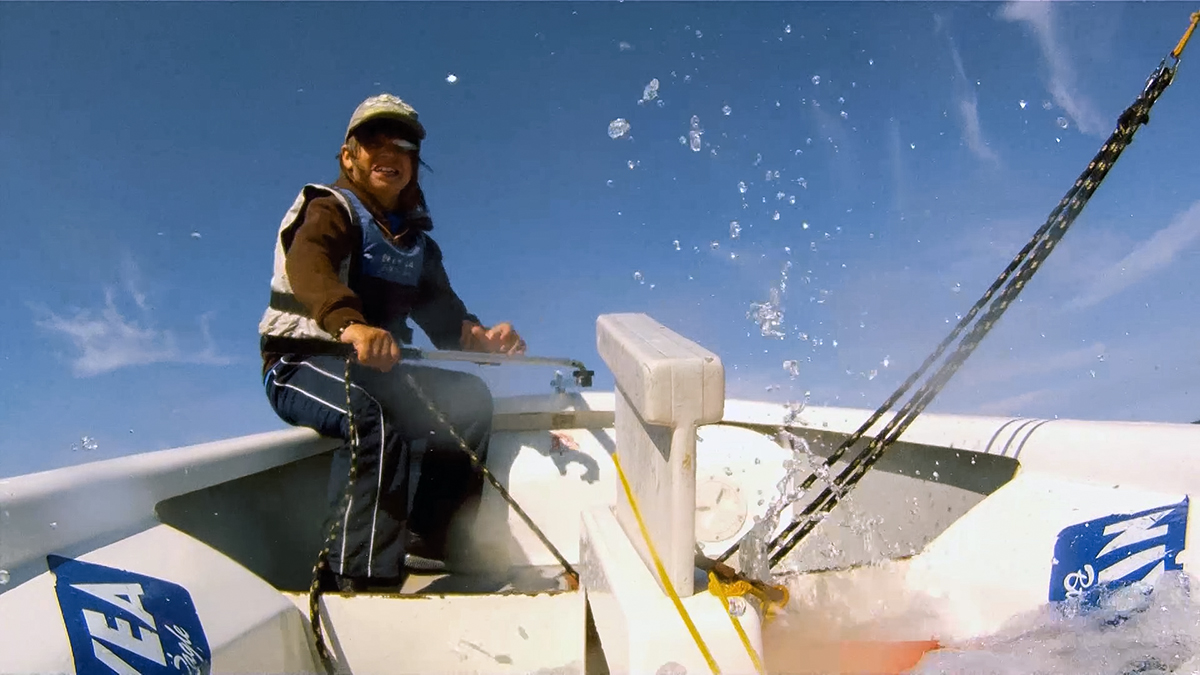 Kadr z filmu "Optymista". Źr&oacute;dło: Legenda Morska Gdyni