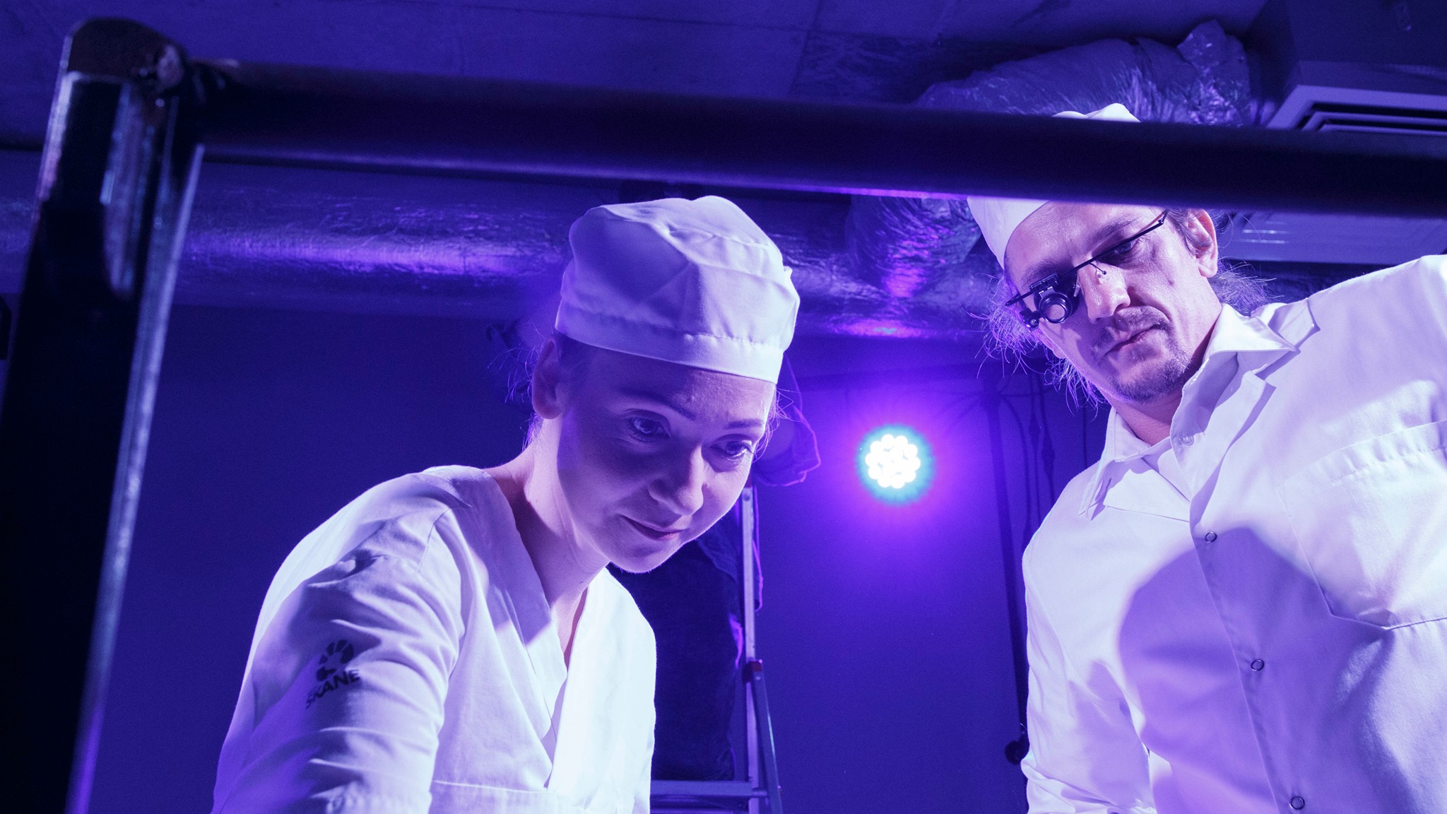 Kongres futurologiczny &ndash; czytanie performatywne Stanisława Lema online. Fot. Teatr Gdynia Gł&oacute;wna.